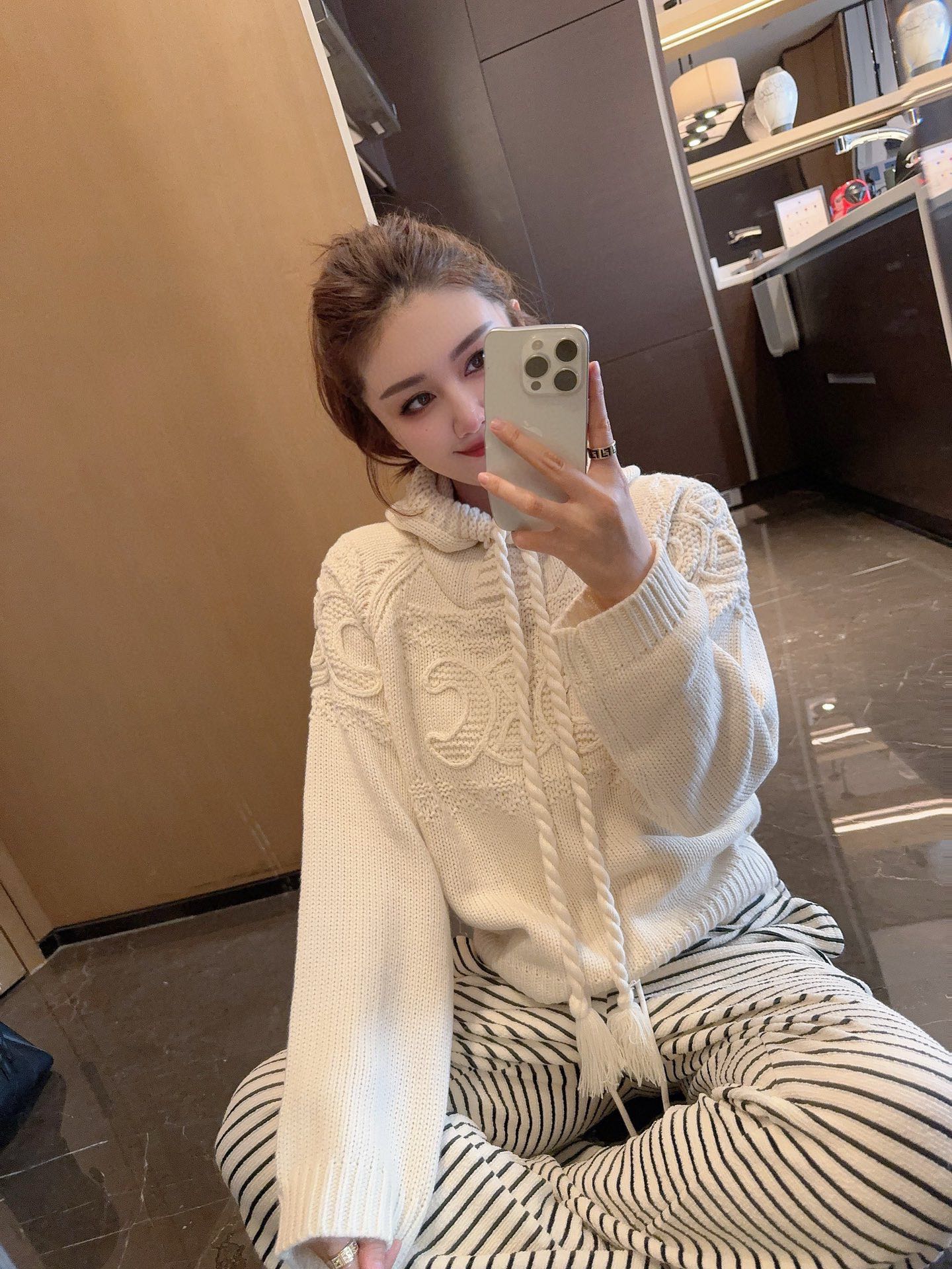 Chunky knit sweater