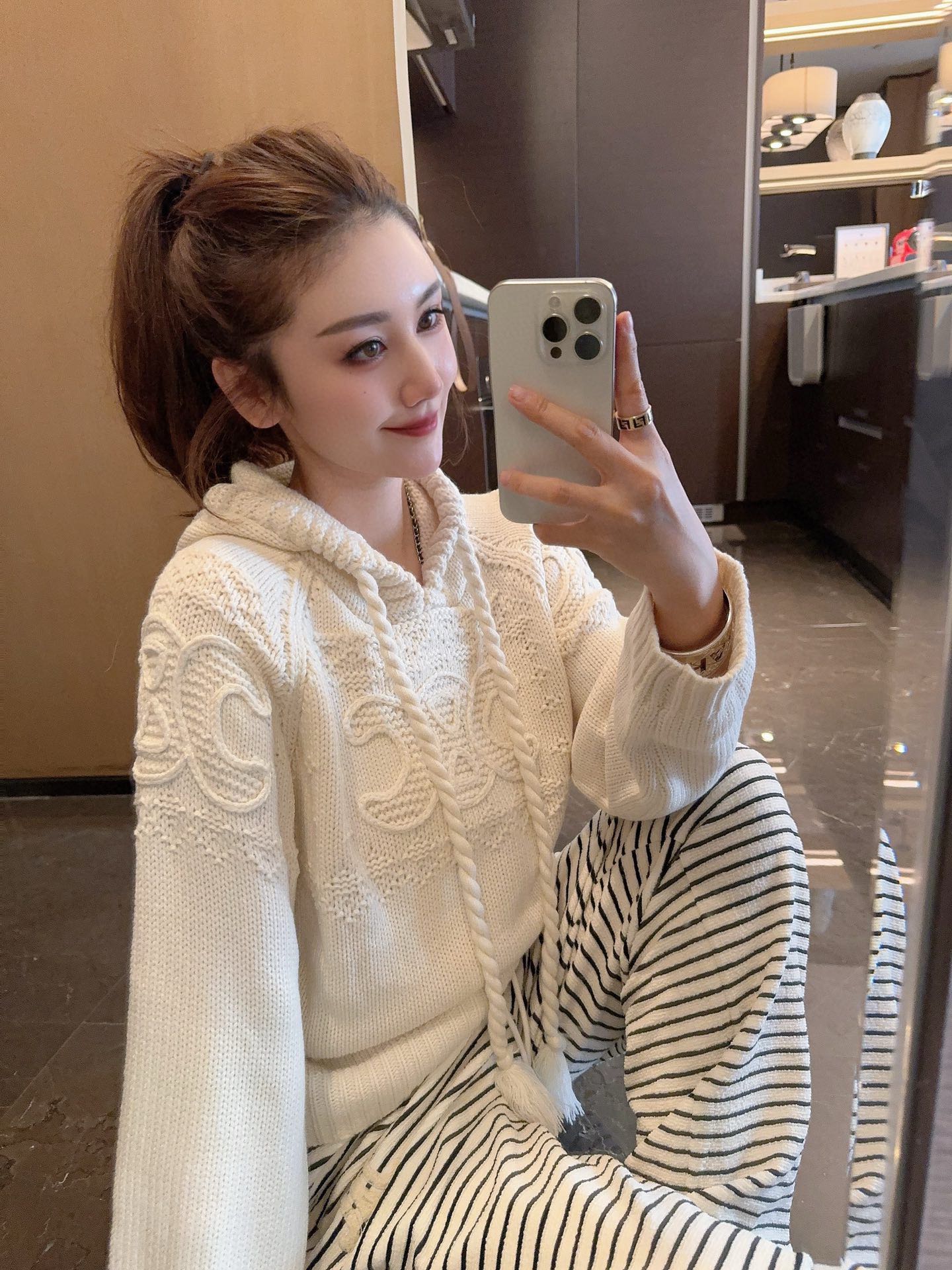 Chunky knit sweater