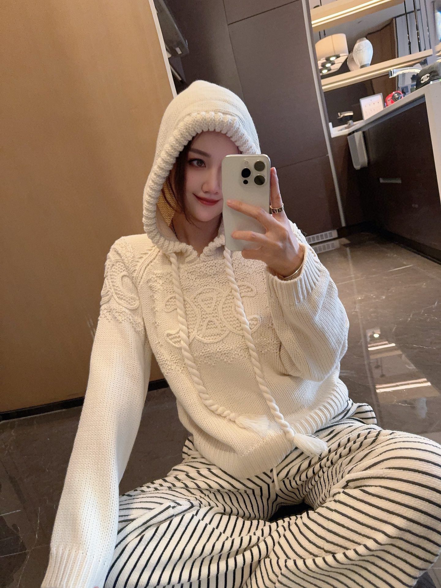 Chunky knit sweater