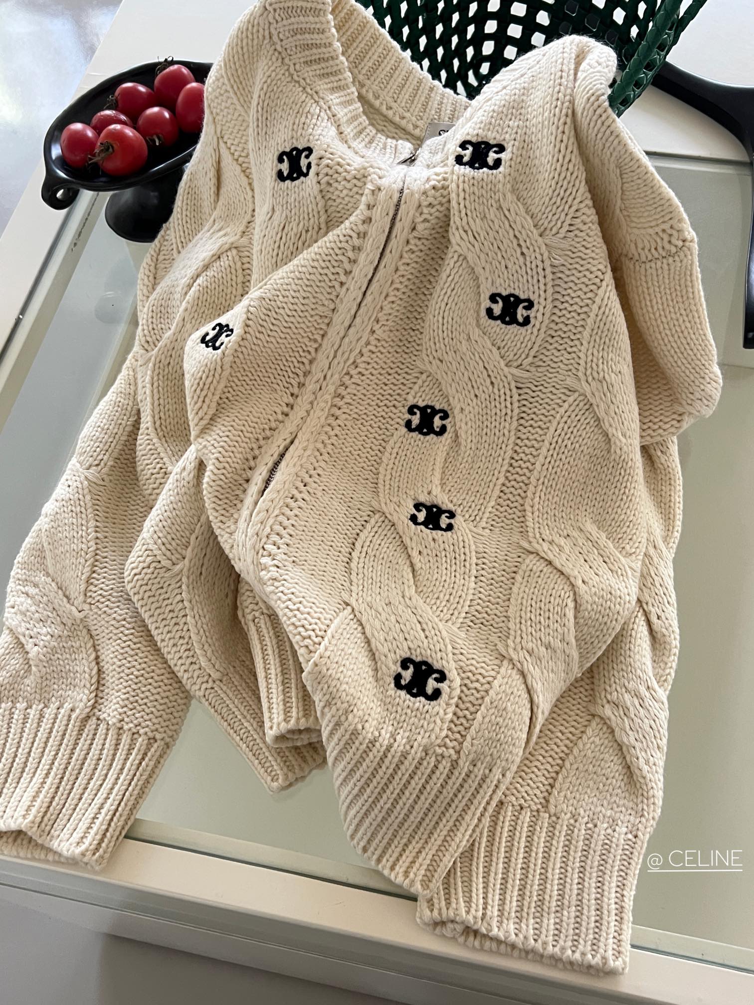 embroidered sweater