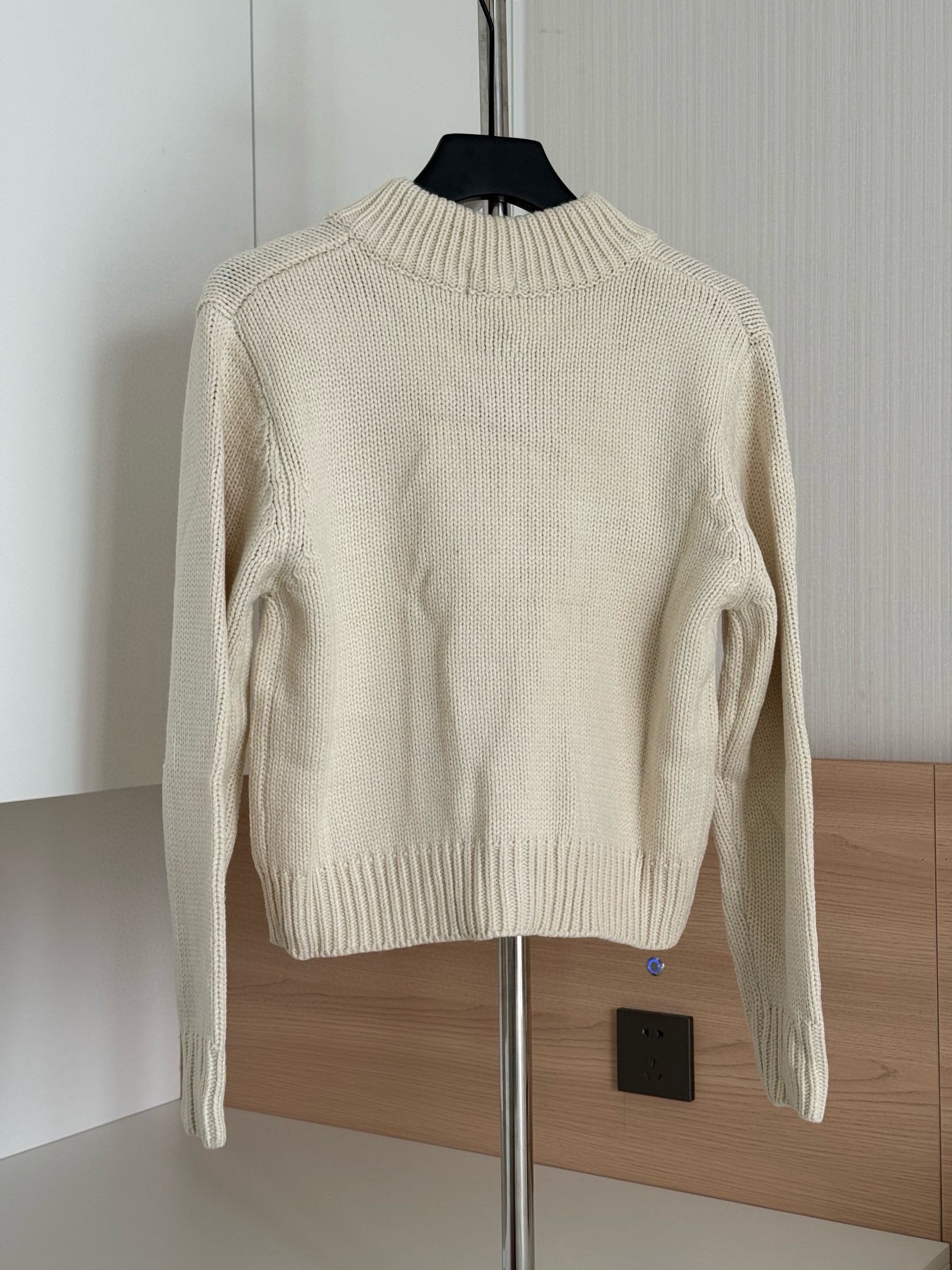 Simple solid color sweater