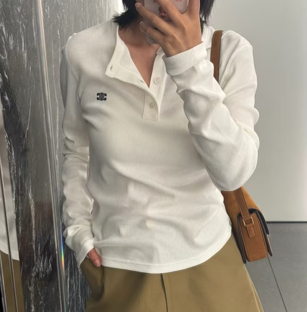 Simple solid color base shirt