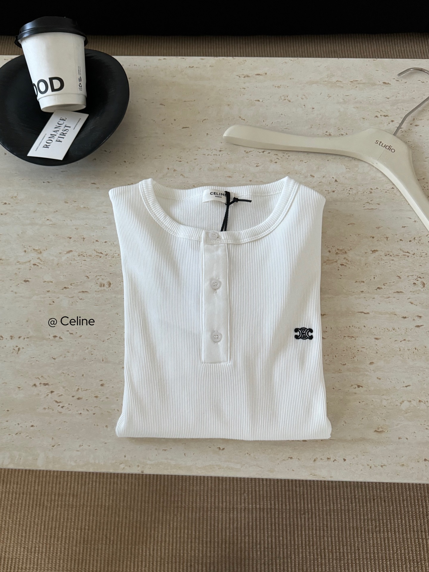 Simple solid color base shirt