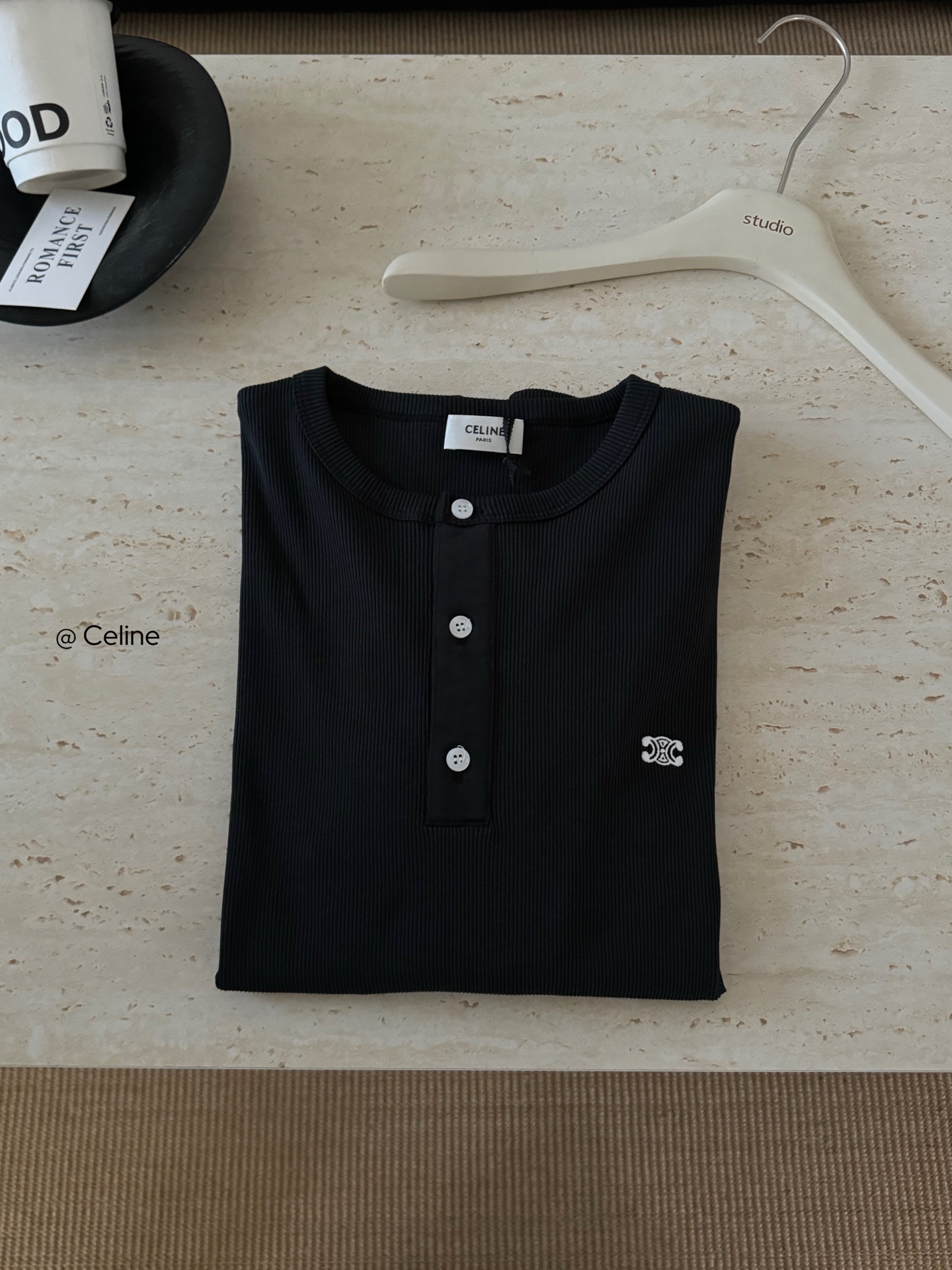Simple solid color base shirt