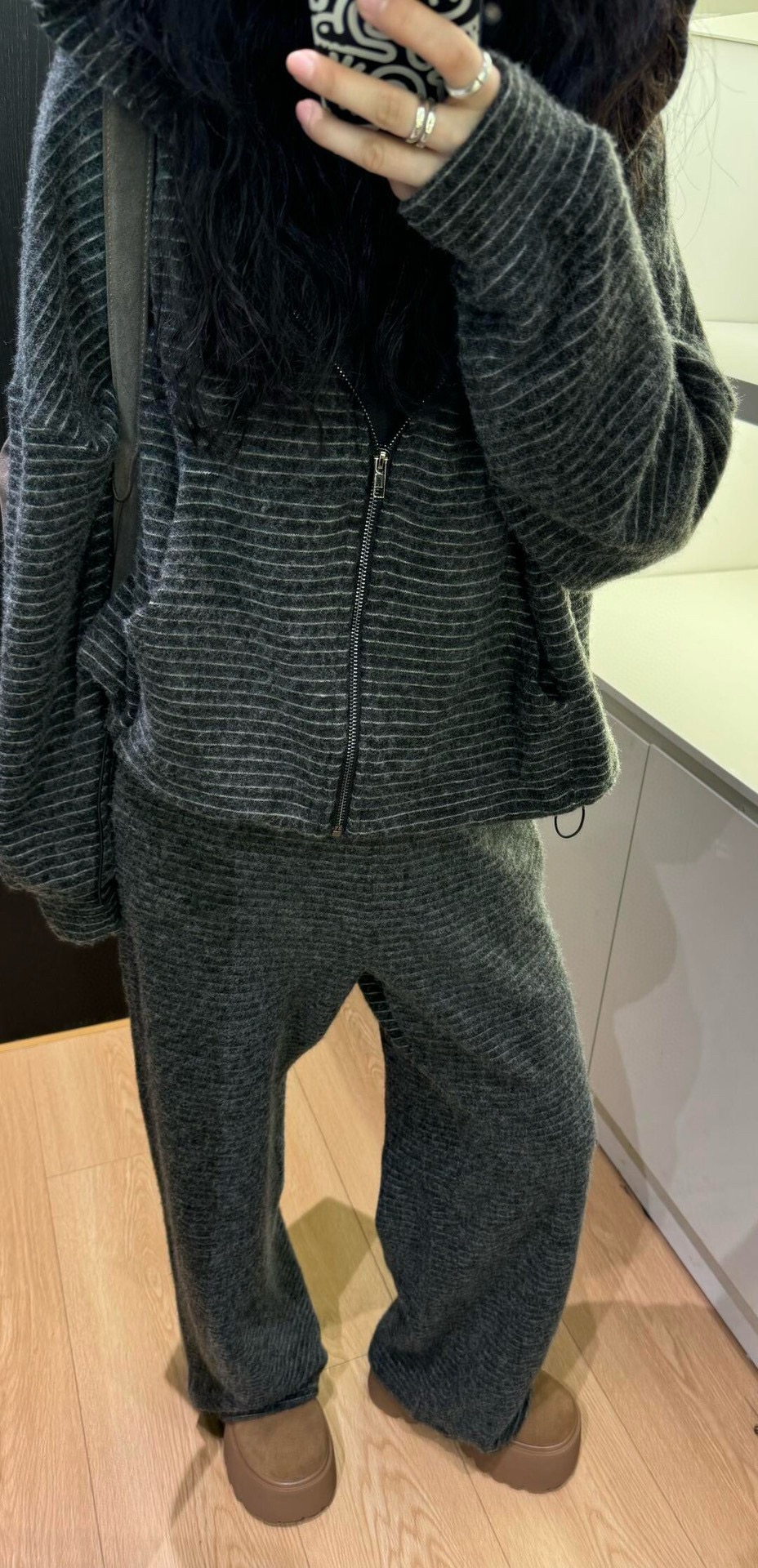 lazy striped suit