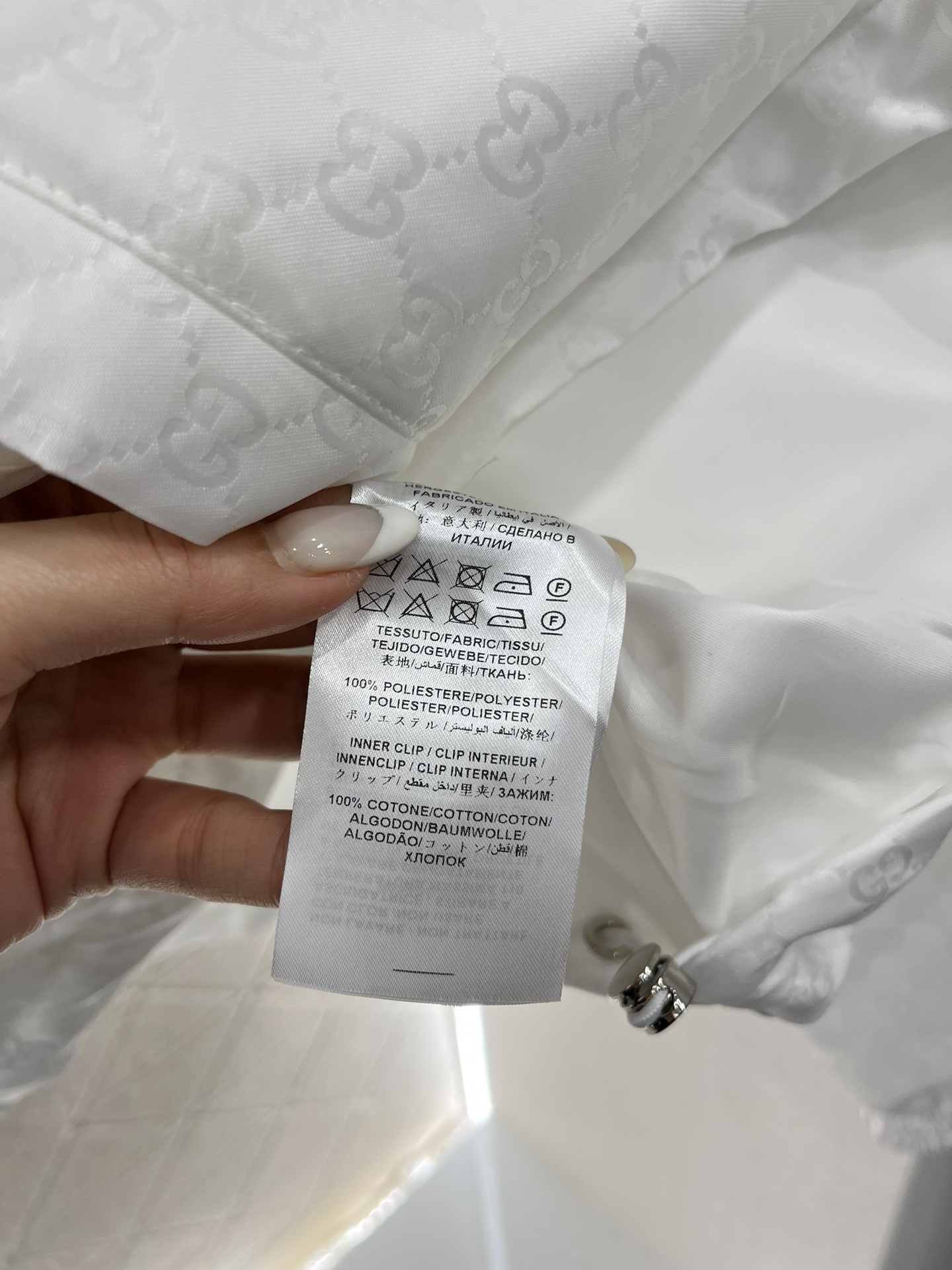 jacquard combat sweatshirt suit