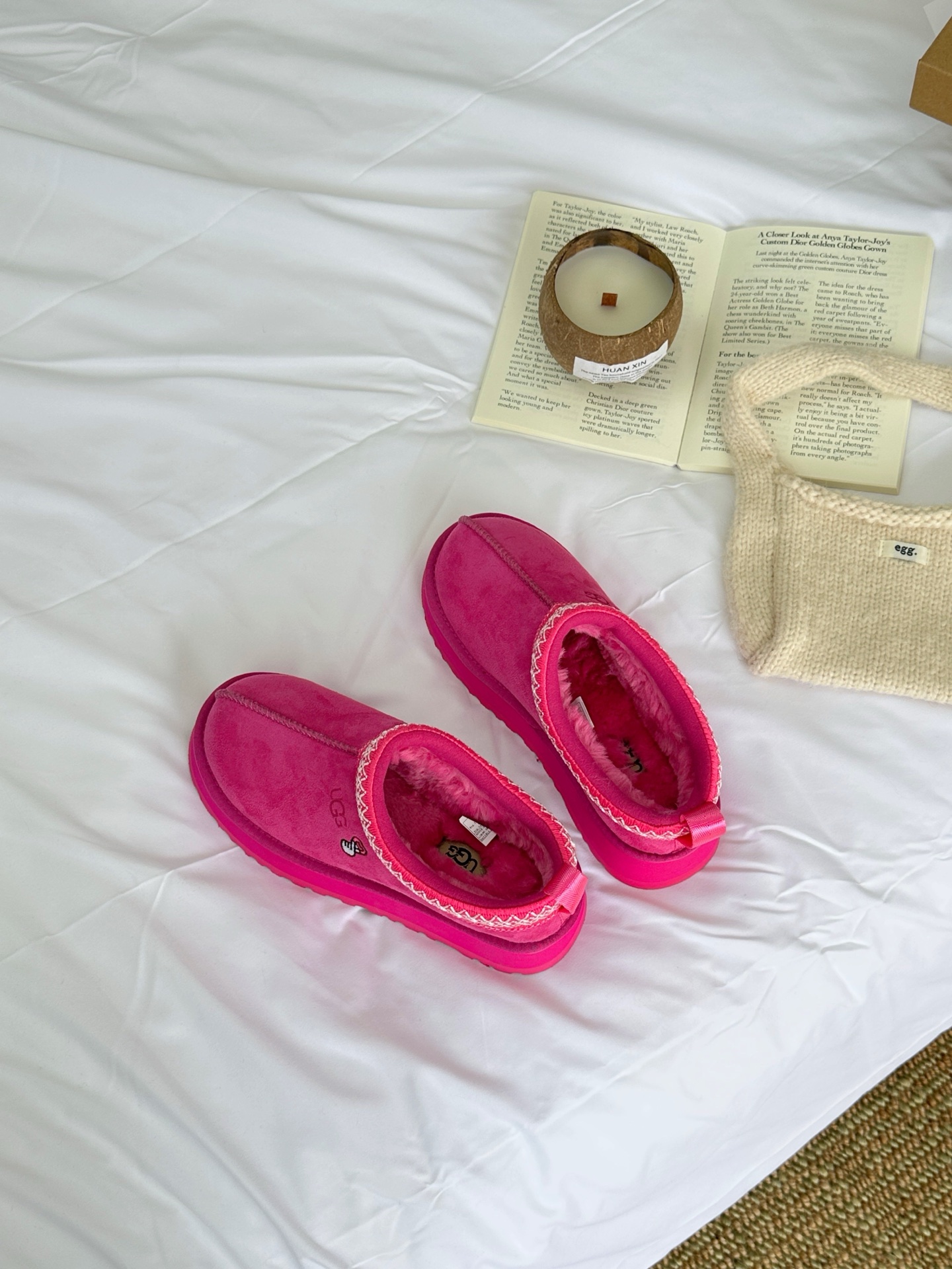 Thick-soled colorful ethnic boots