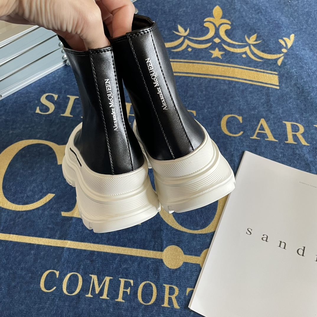 Front zipper Martin boots Platform ankle boots