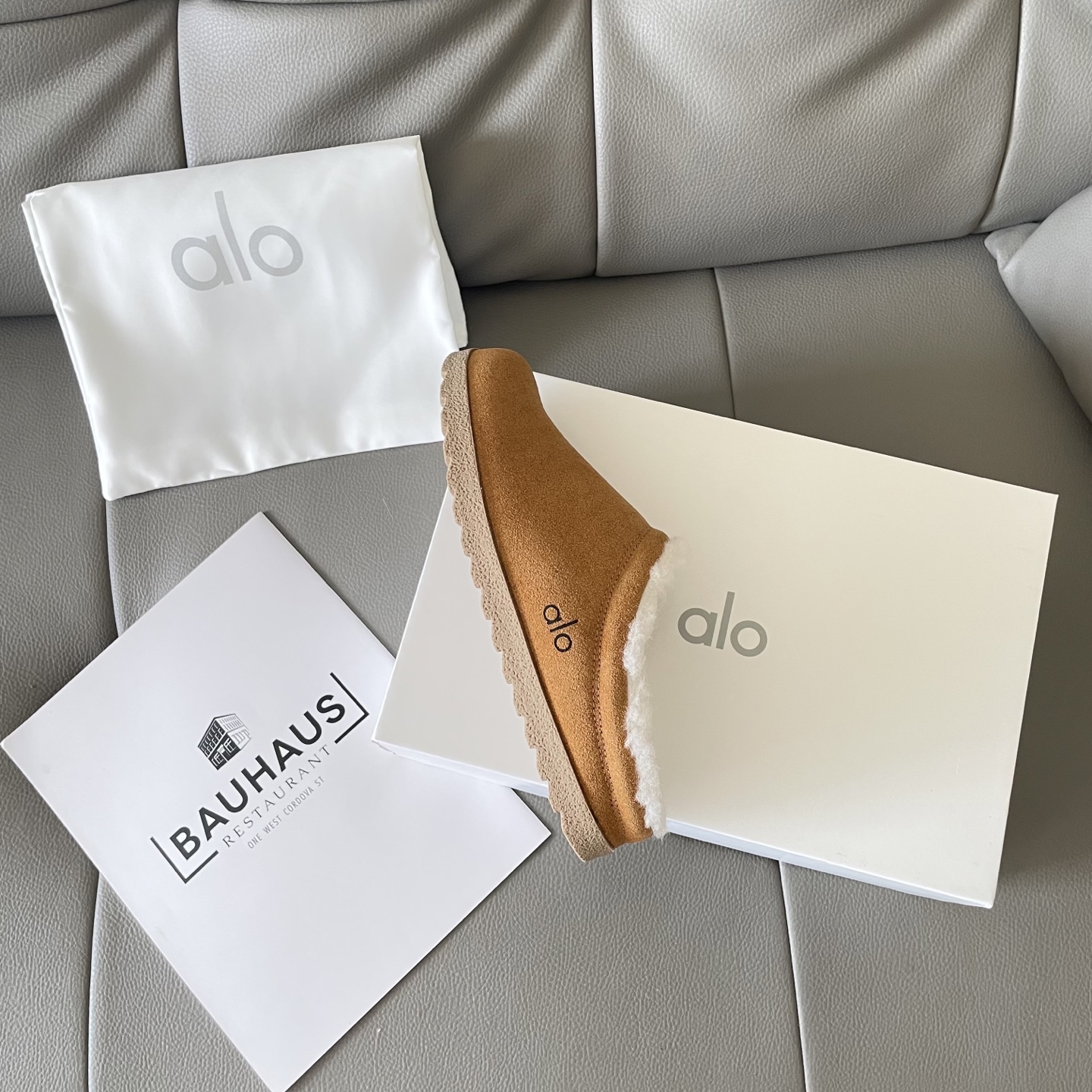 Autumn and winter lambswool slippers