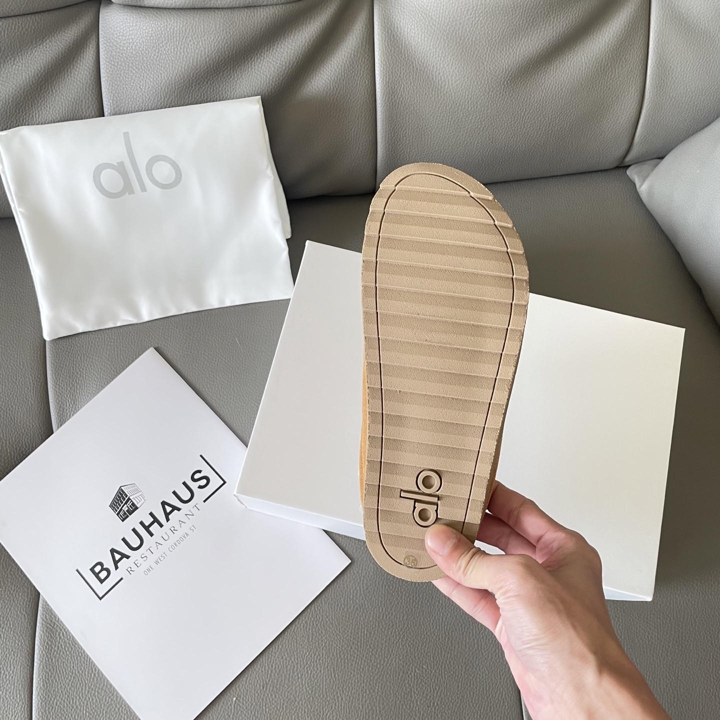 Autumn and winter lambswool slippers