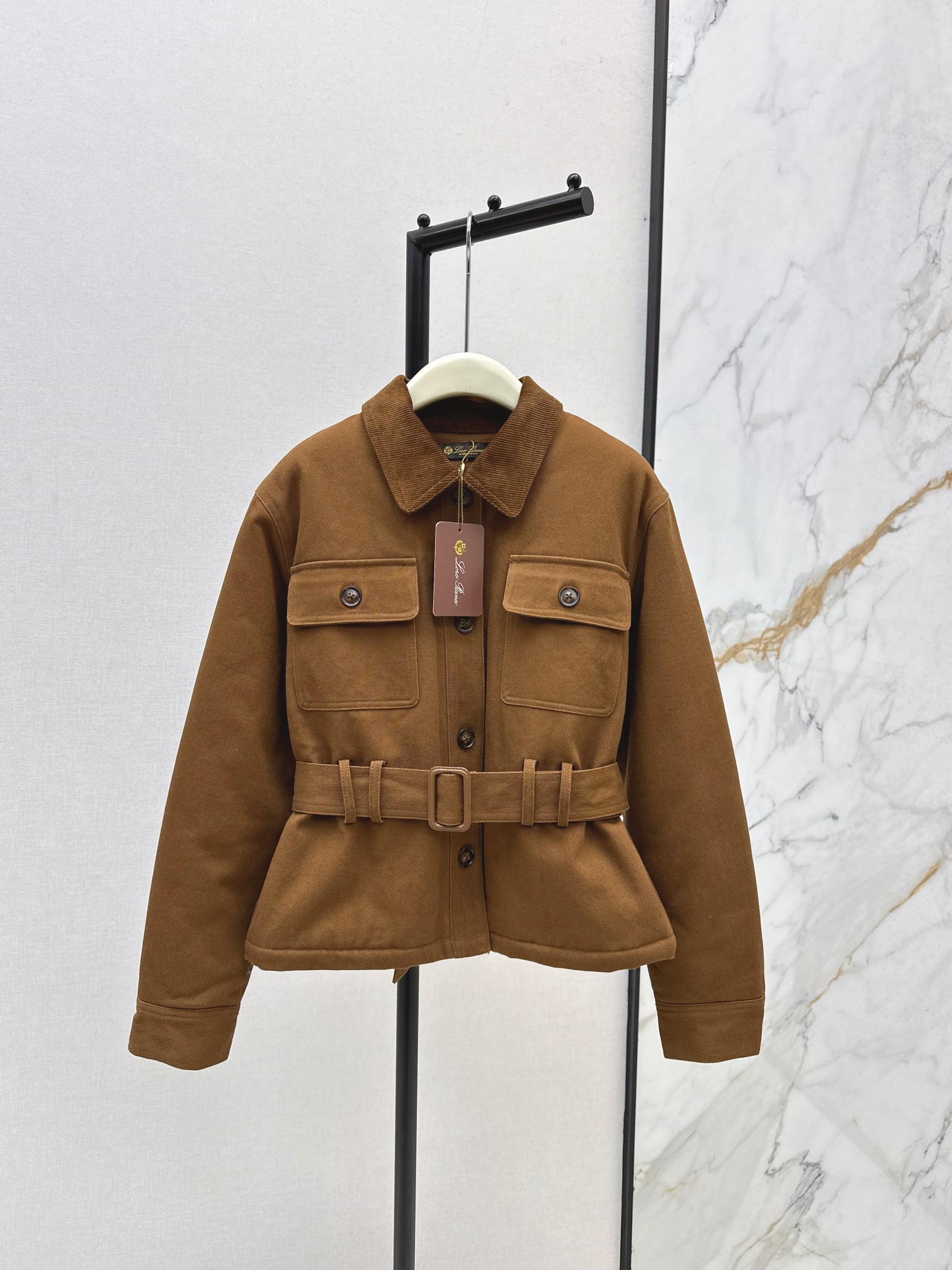Padded windbreaker jacket