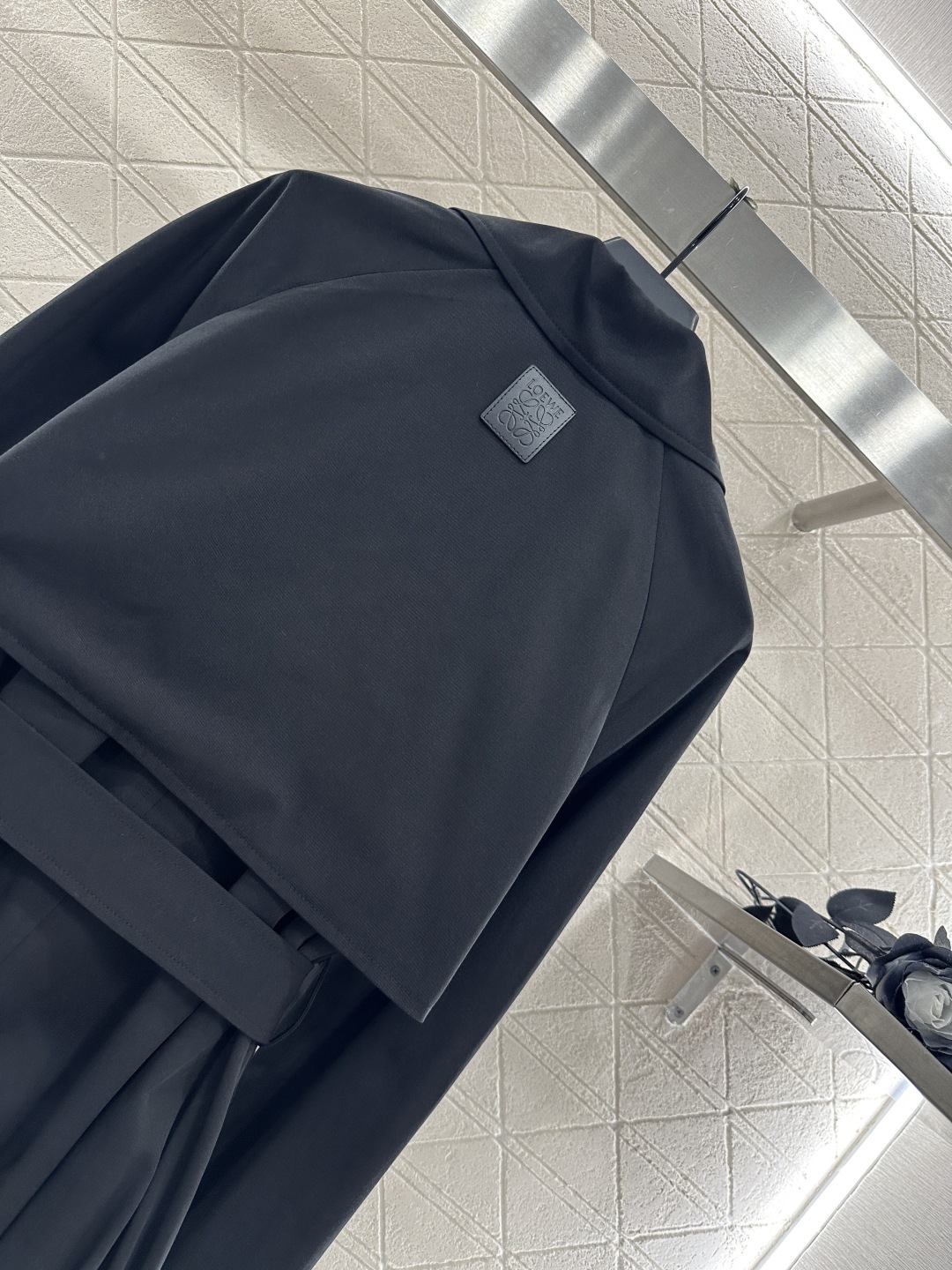 Belted Cape Trench Coat
