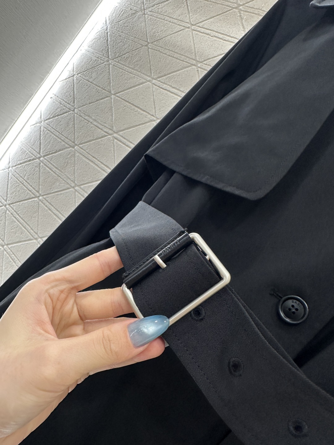 Belted Cape Trench Coat