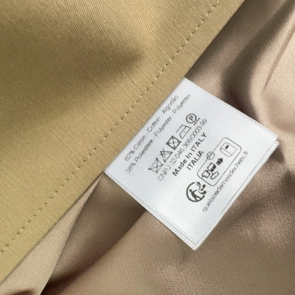 Side-breasted lapel trench coat