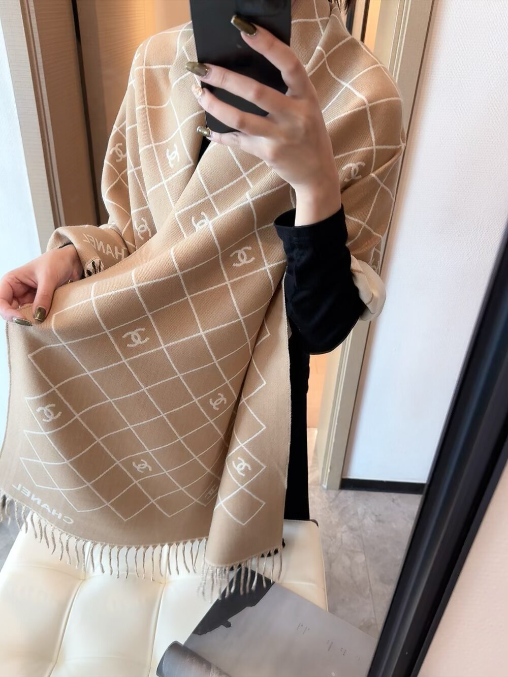 Shawl scarf 195*65cm