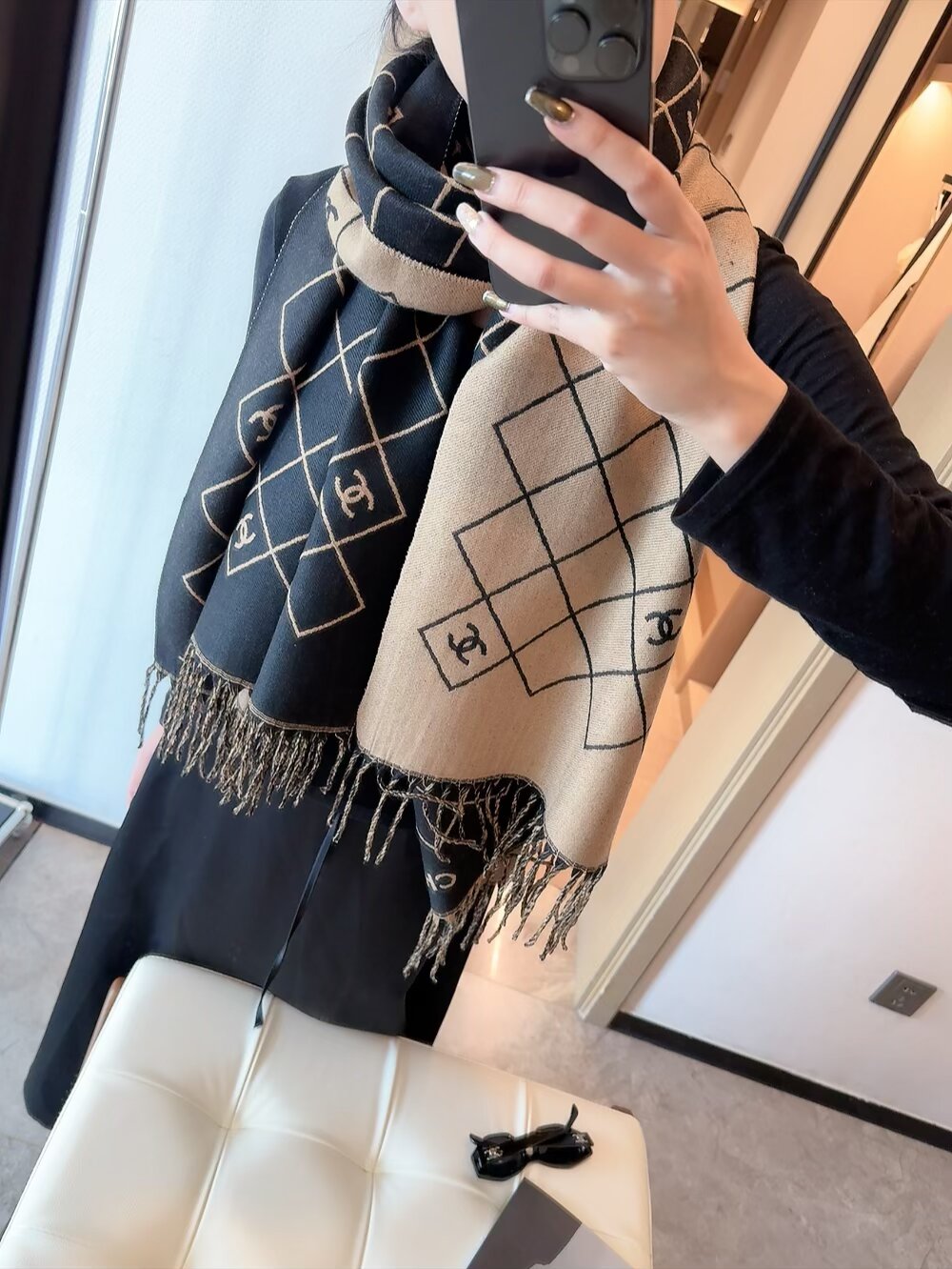 Shawl scarf 195*65cm
