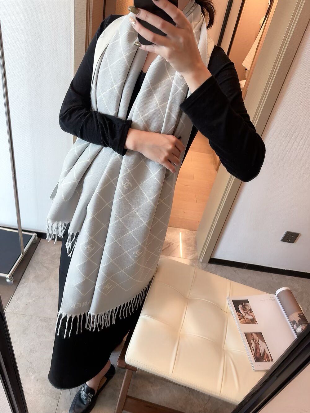 Shawl scarf 195*65cm