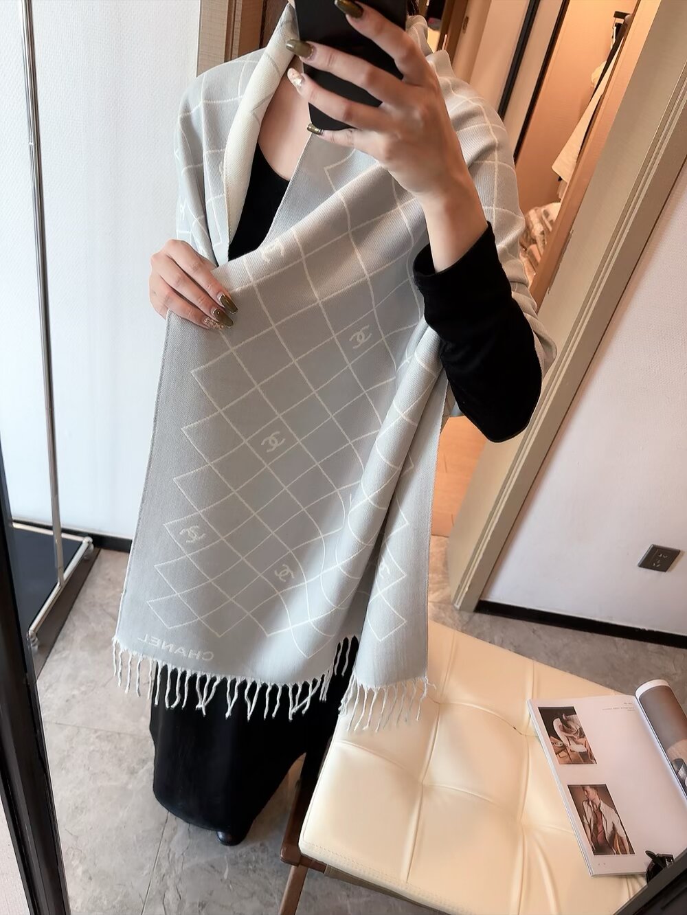 Shawl scarf 195*65cm