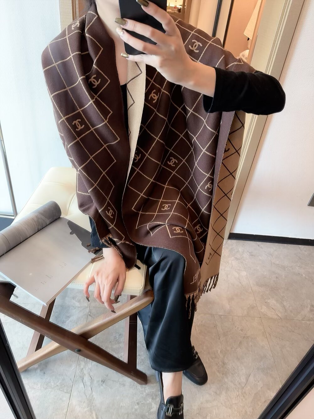 Shawl scarf 195*65cm