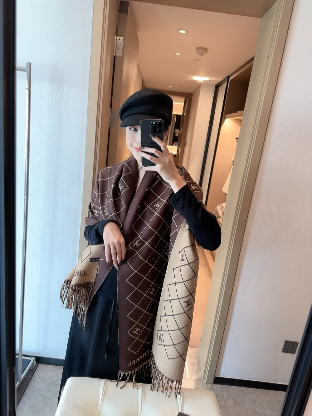 Shawl scarf 195*65cm