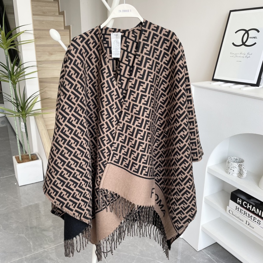 Wool cape shawl scarf 140*140cm