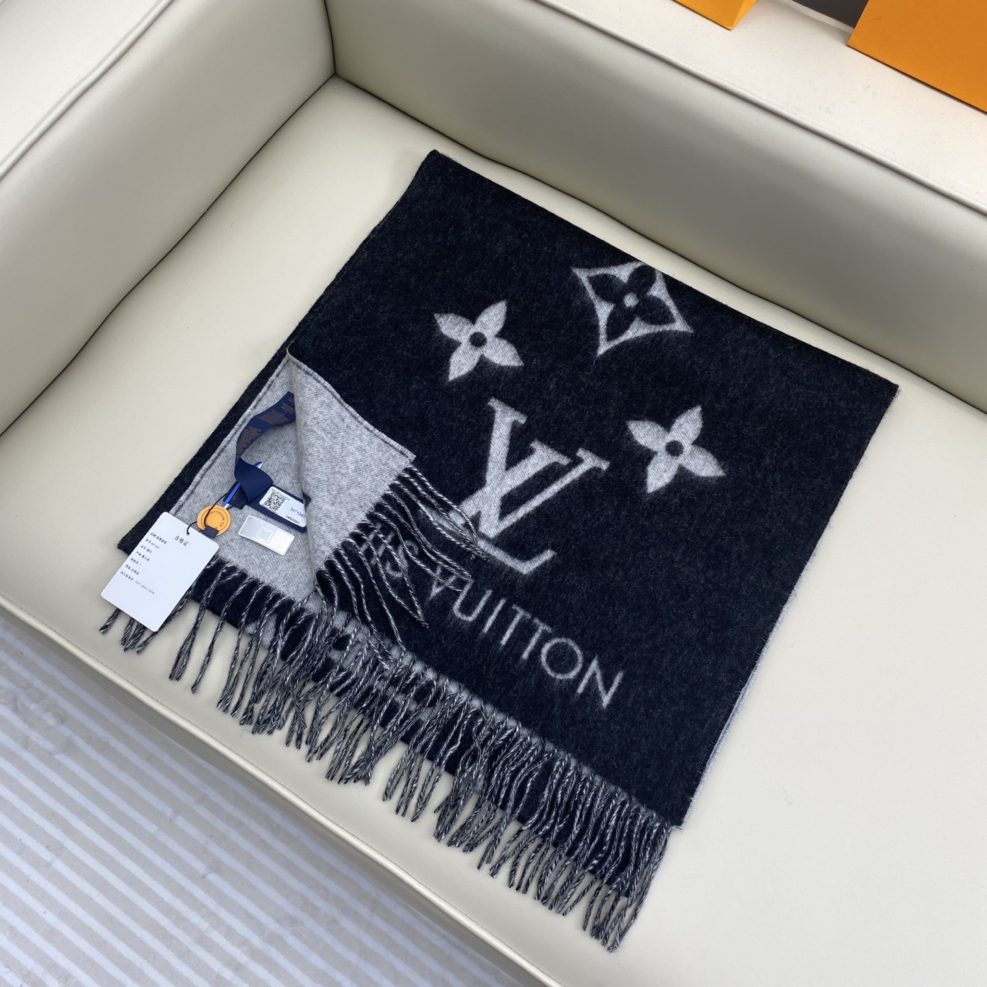 Double-sided shawl scarf 190*45cm