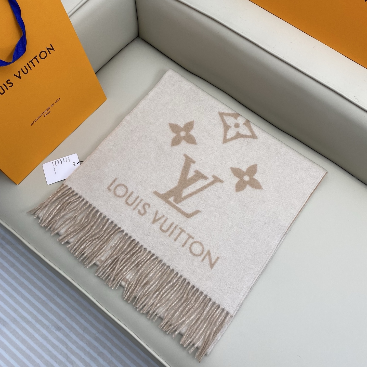 Double-sided shawl scarf 190*45cm