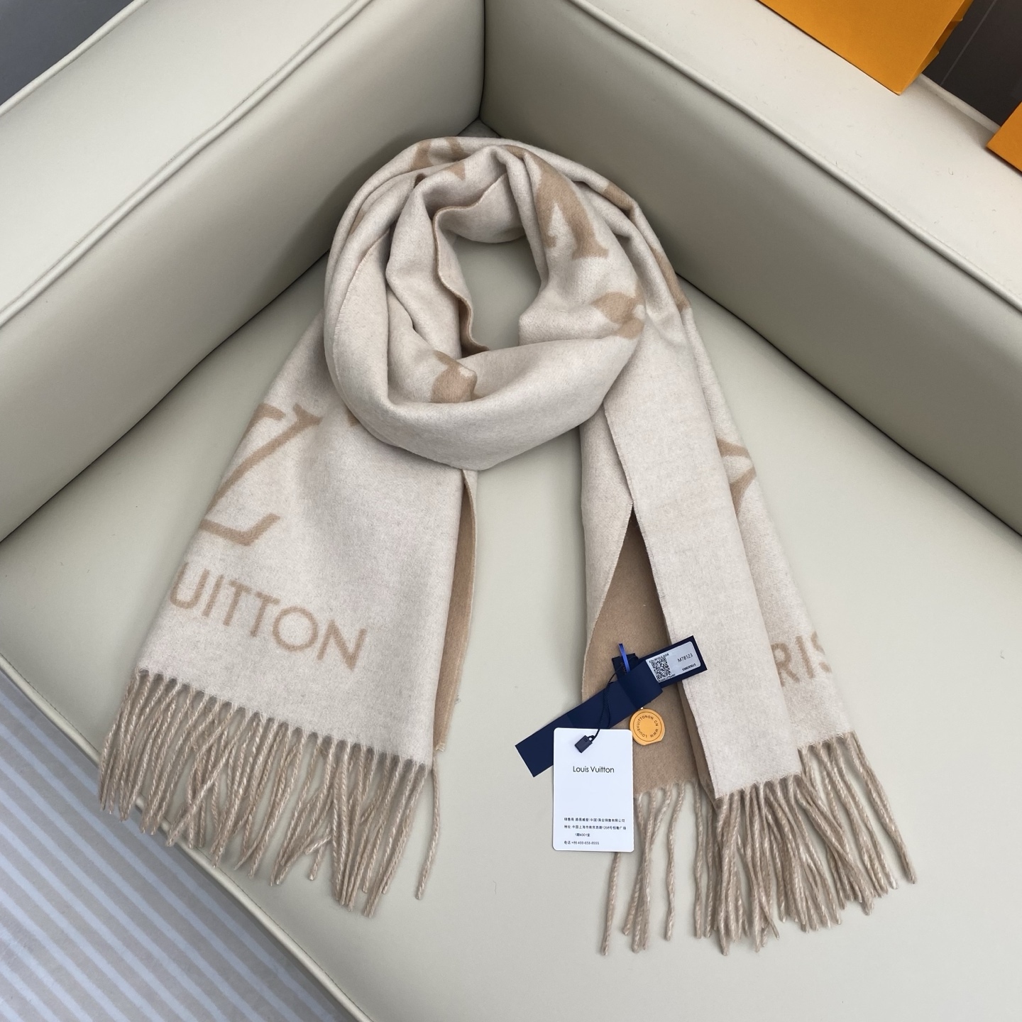 Double-sided shawl scarf 190*45cm