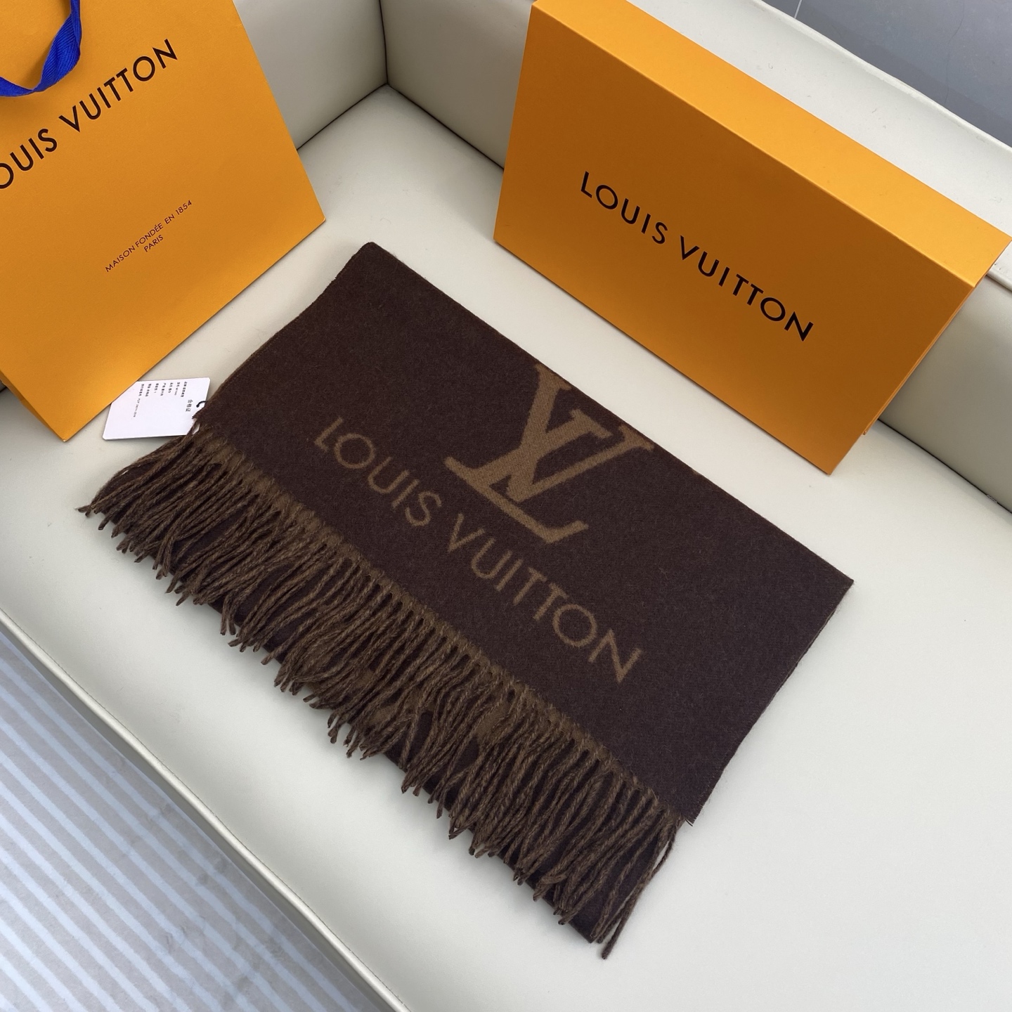 Double-sided shawl scarf 190*45cm