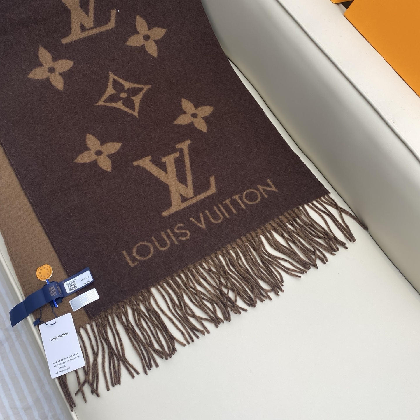 Double-sided shawl scarf 190*45cm