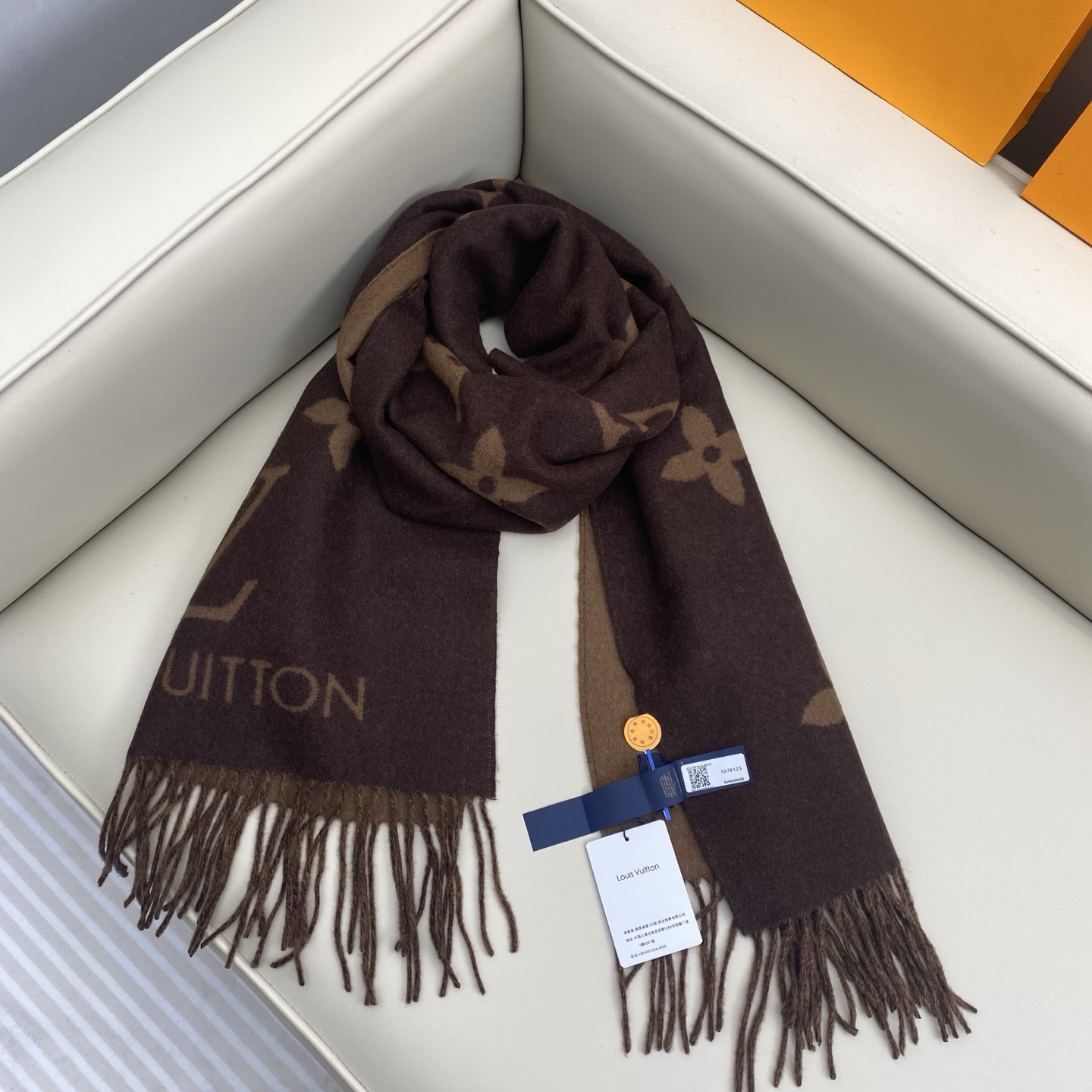 Double-sided shawl scarf 190*45cm