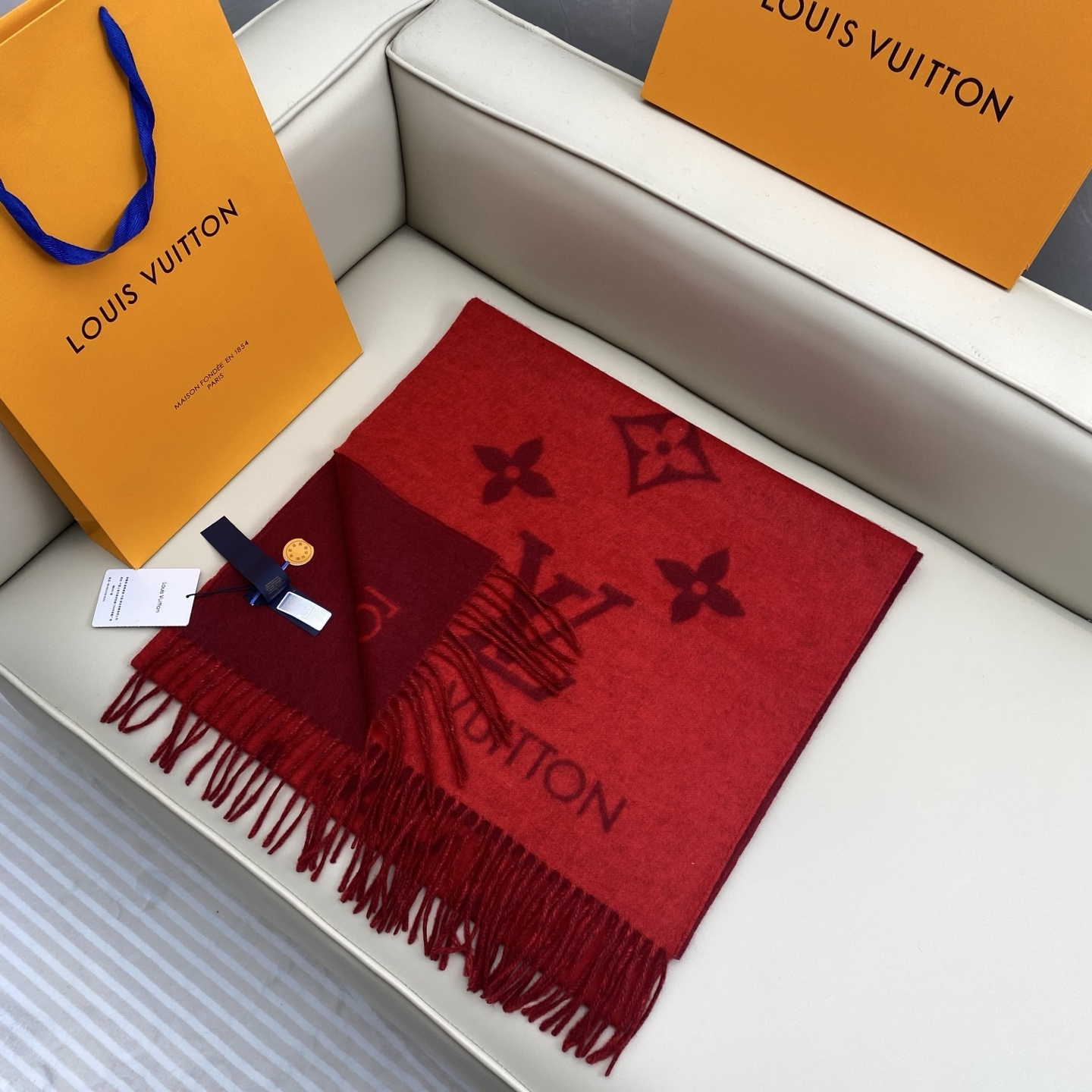 Double-sided shawl scarf 190*45cm