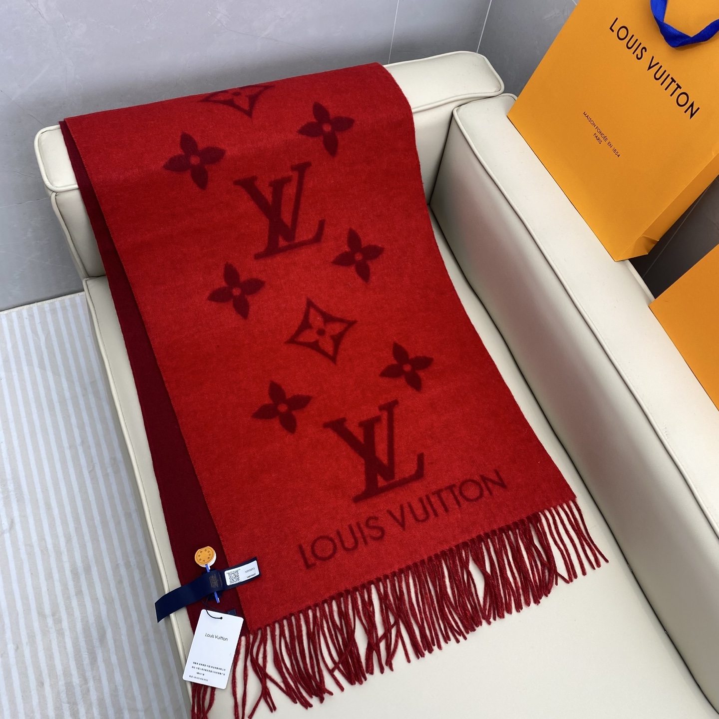 Double-sided shawl scarf 190*45cm