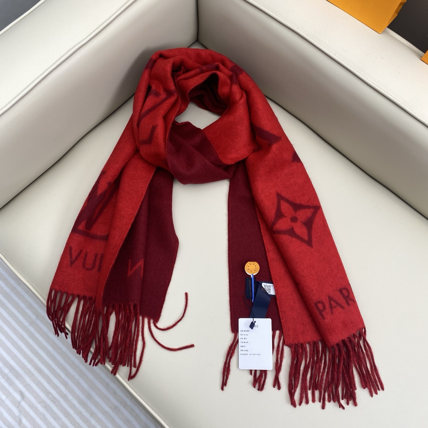 Double-sided shawl scarf 190*45cm