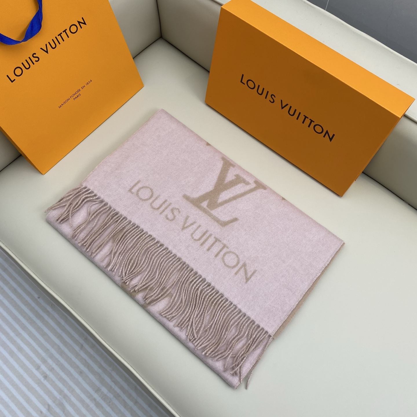 Double-sided shawl scarf 190*45cm