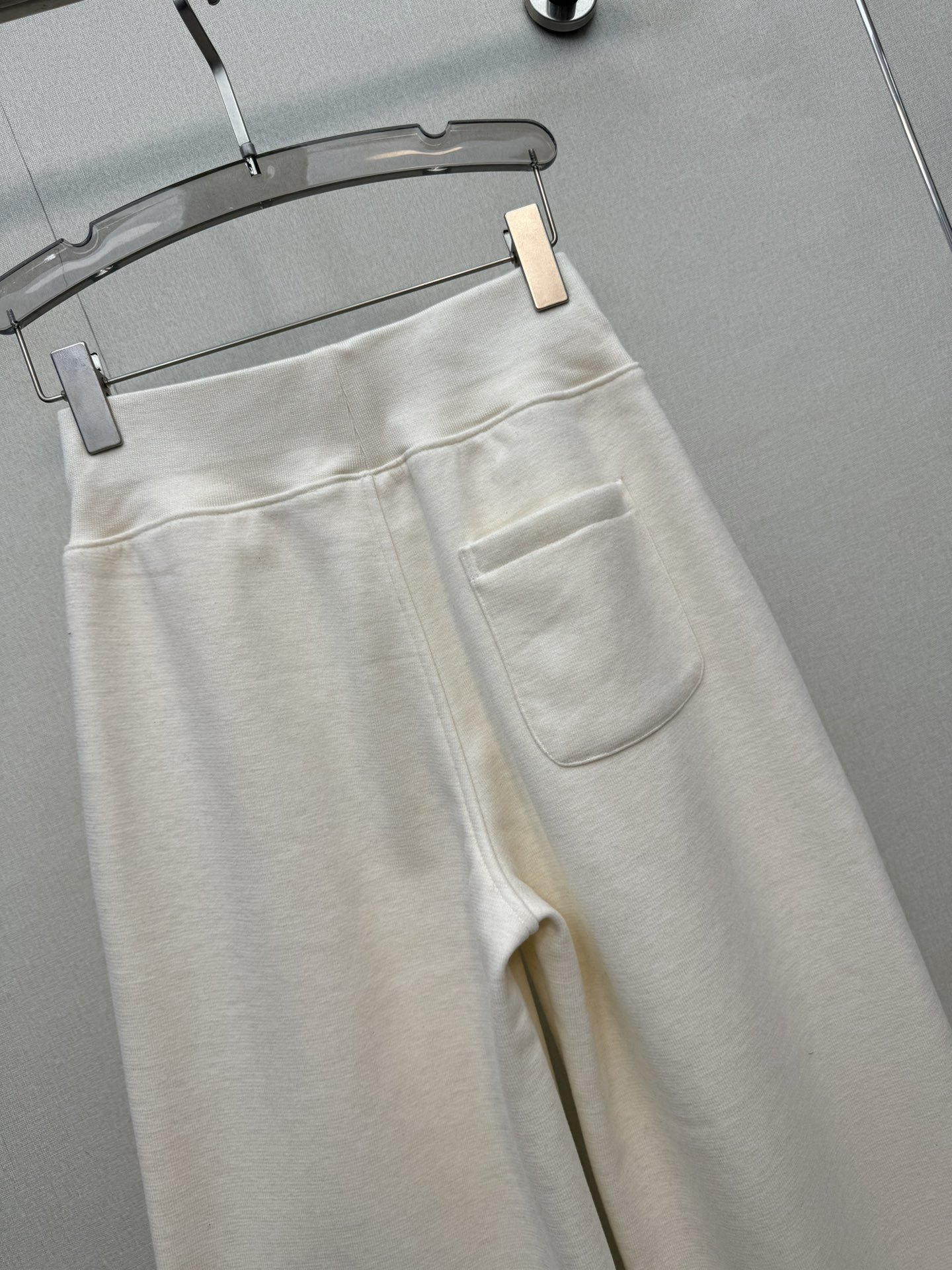 Double C logo wide-leg pants