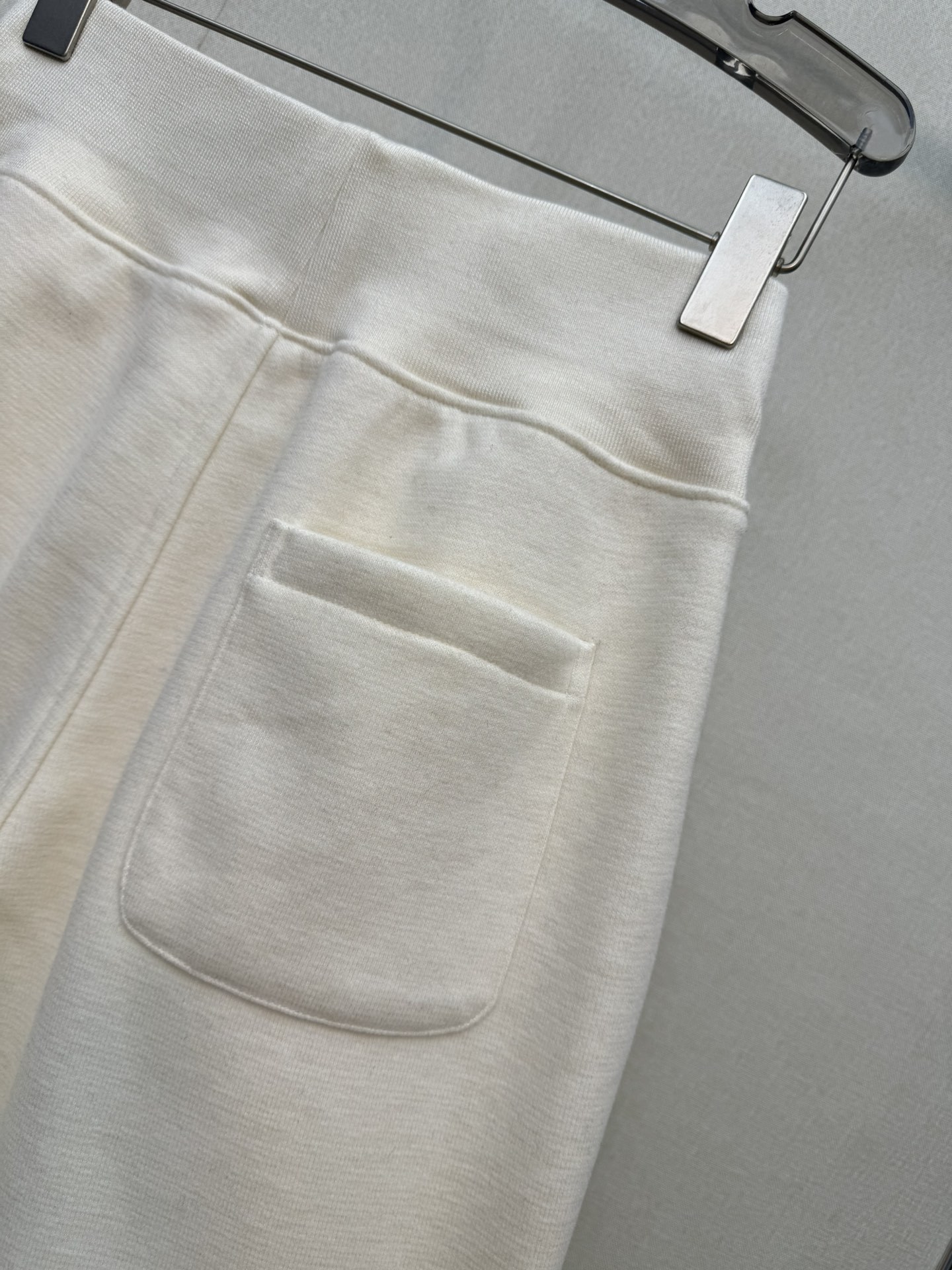 Double C logo wide-leg pants