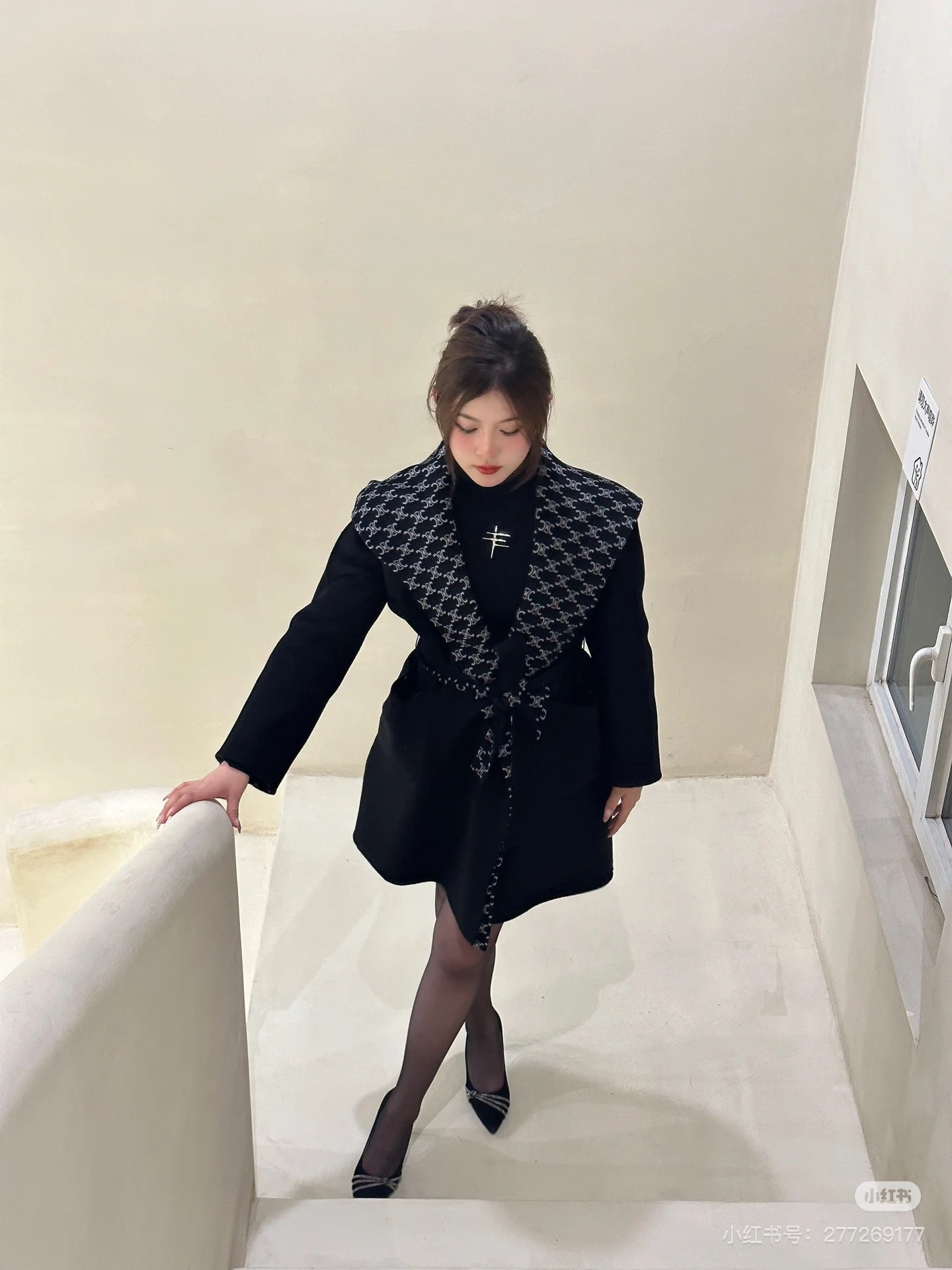 Double-faced cashmere coat