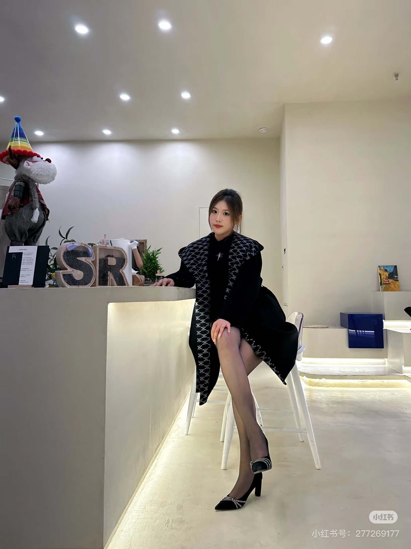 Double-faced cashmere coat