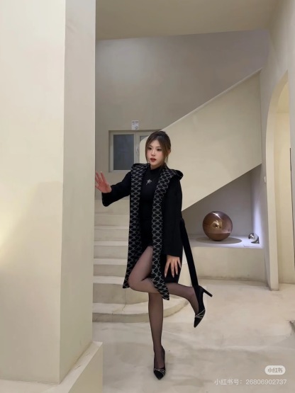 Double-faced cashmere coat