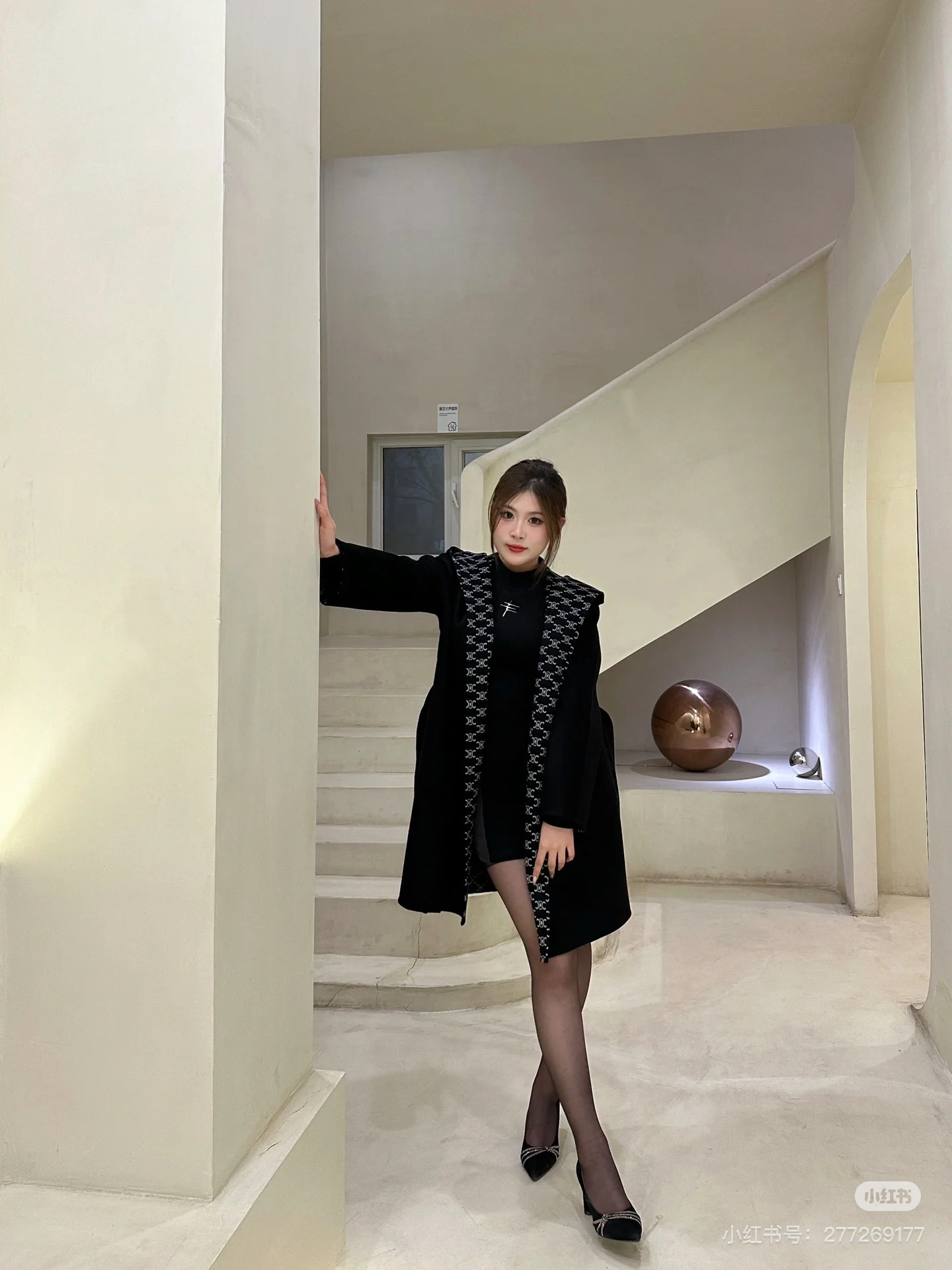 Double-faced cashmere coat