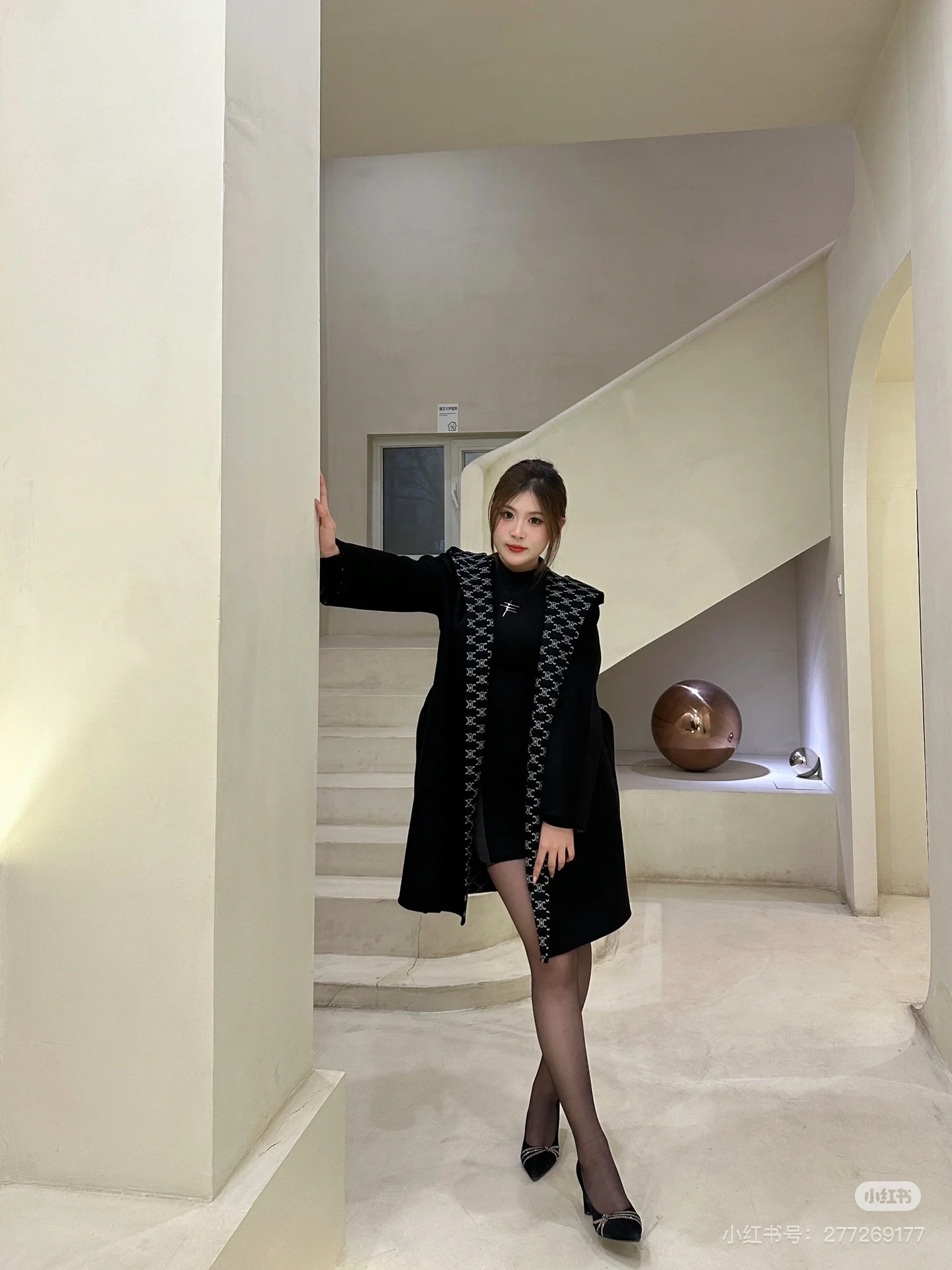 Double-faced cashmere coat