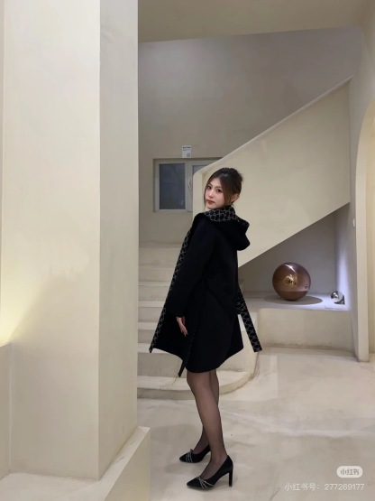 Double-faced cashmere coat