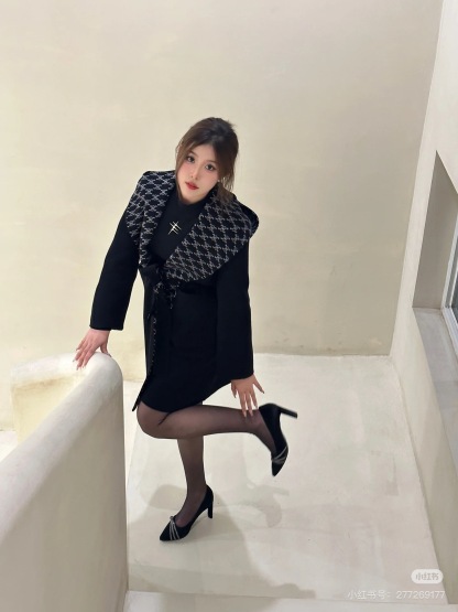 Double-faced cashmere coat