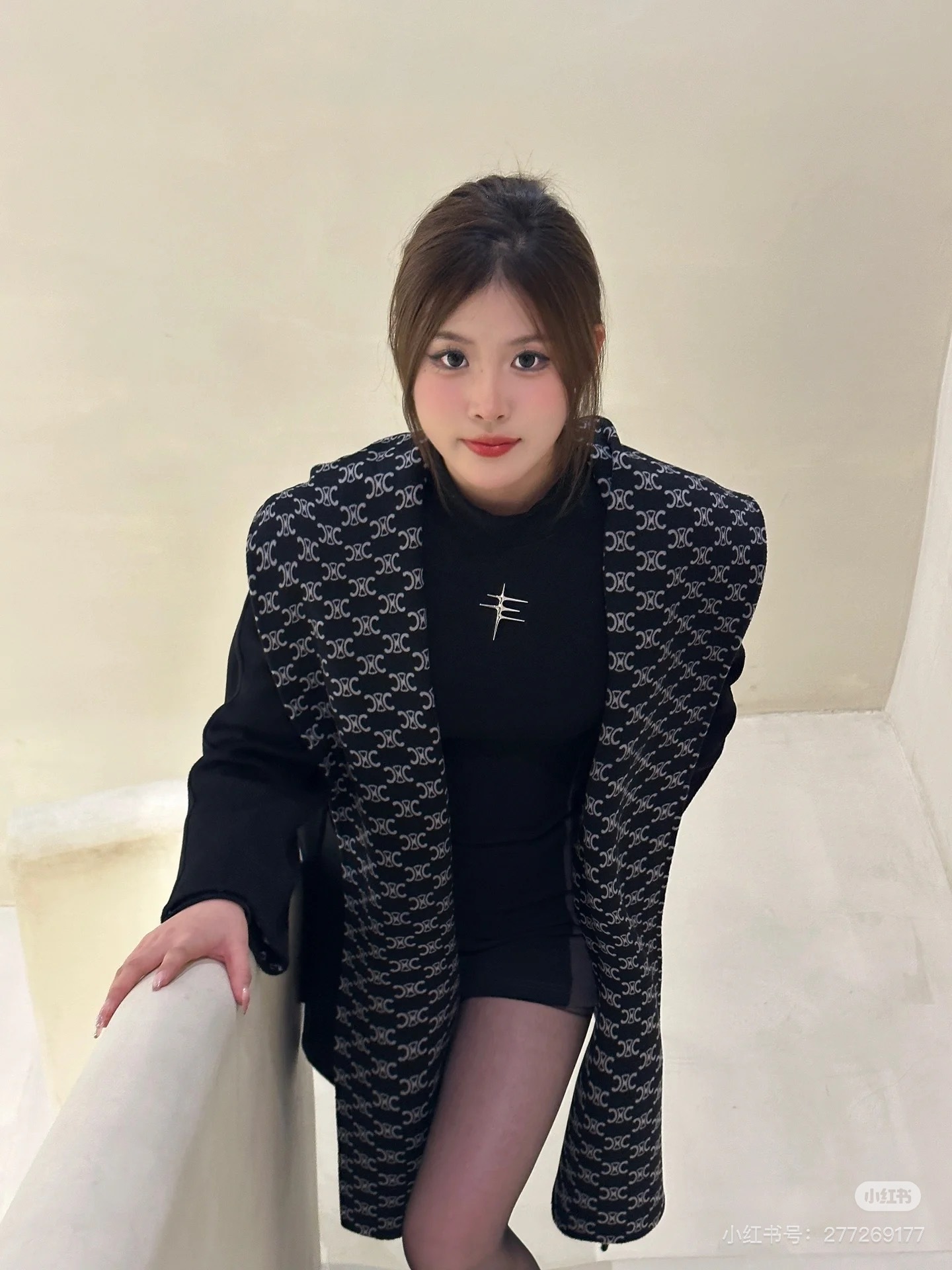 Double-faced cashmere coat