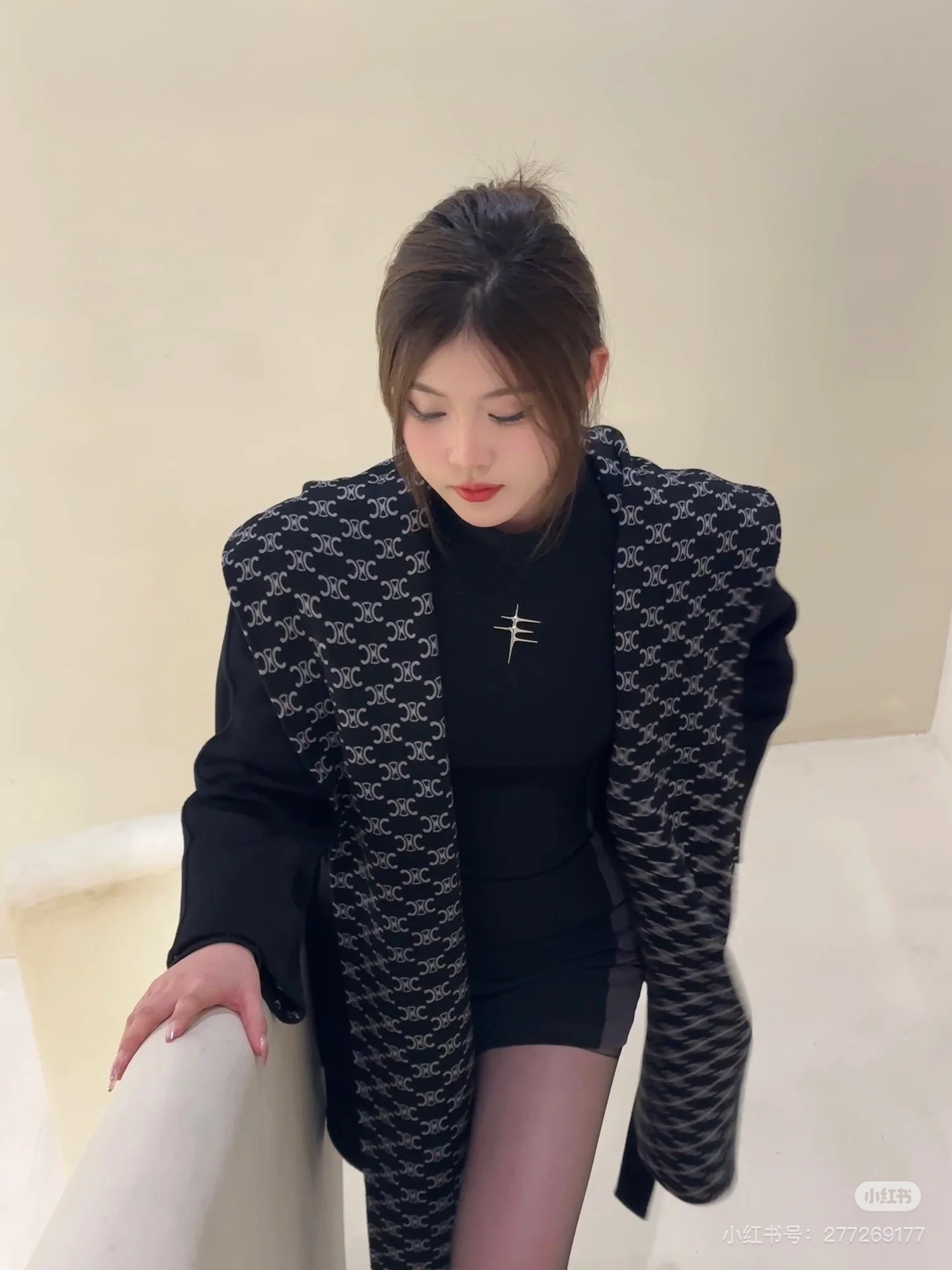 Double-faced cashmere coat