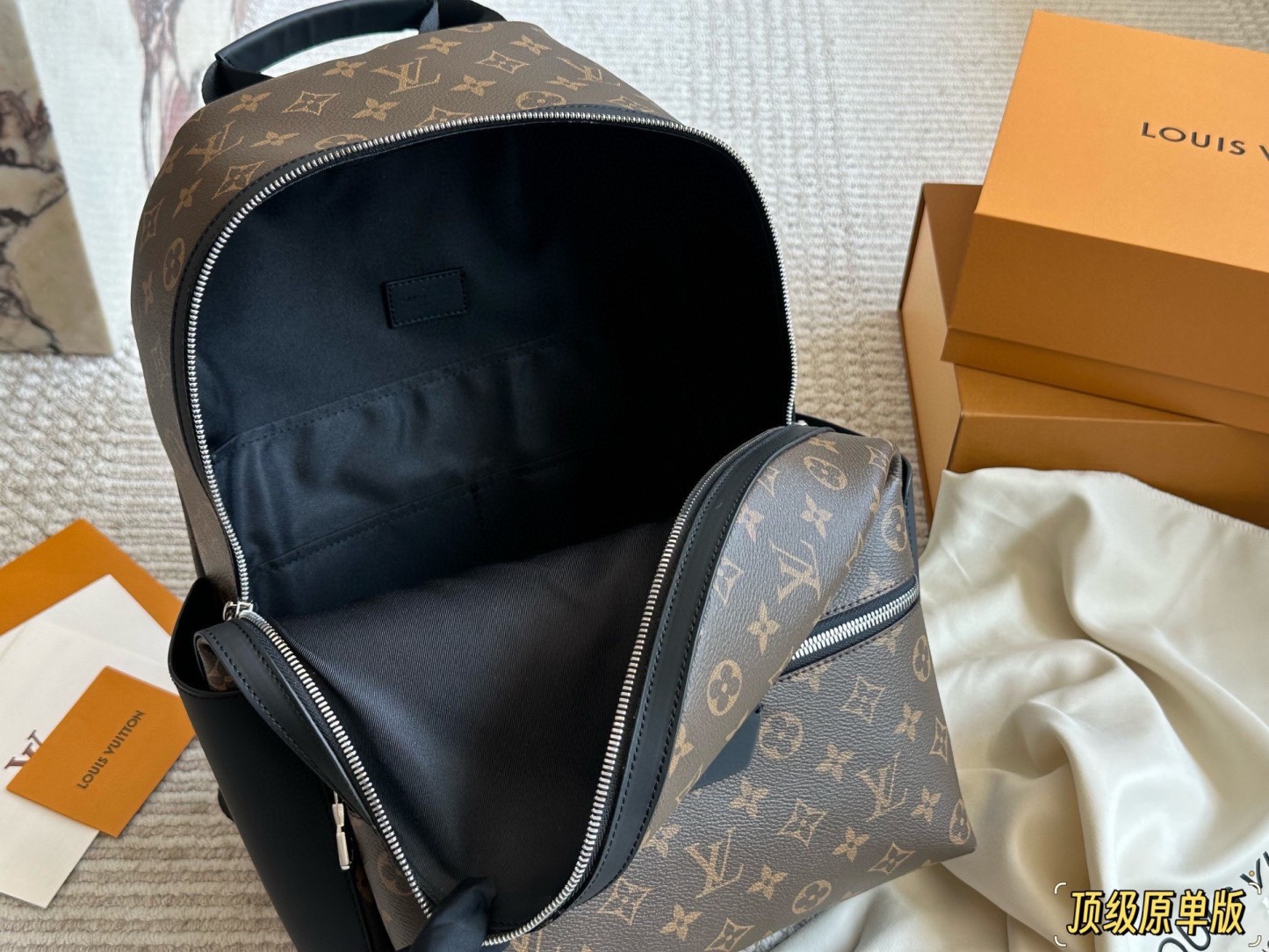 cowhide backpack 29×38×20cm