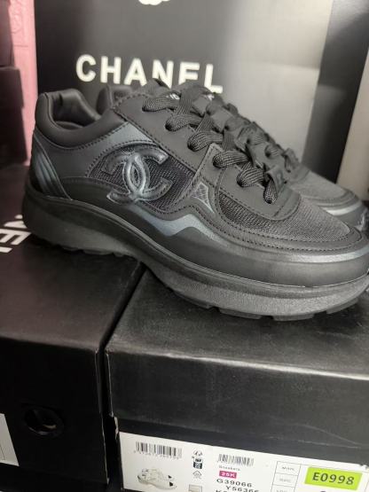 Black and White Horn King Sneakers