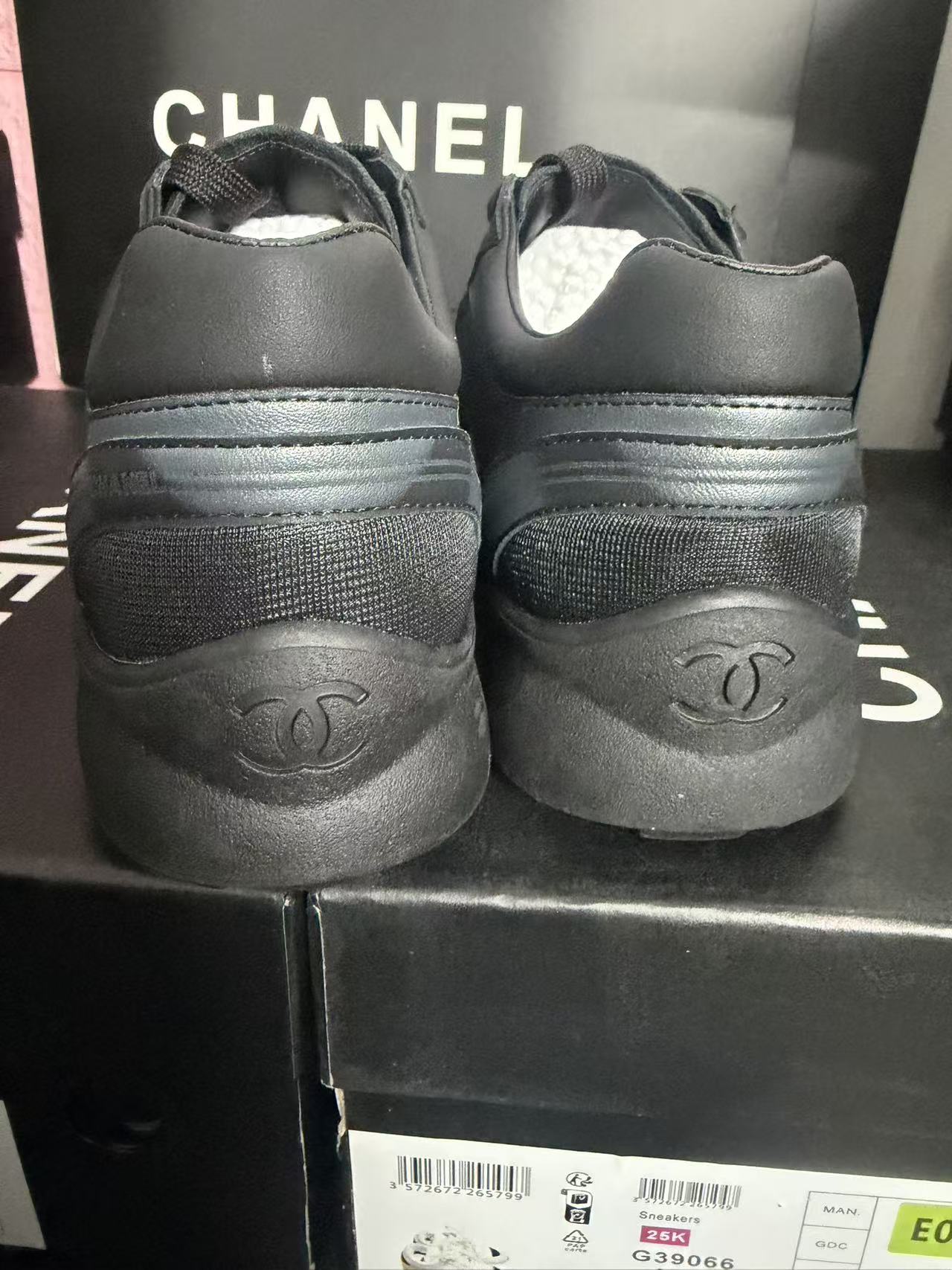 Black and White Horn King Sneakers