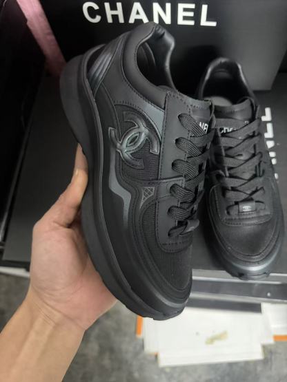 Black and White Horn King Sneakers